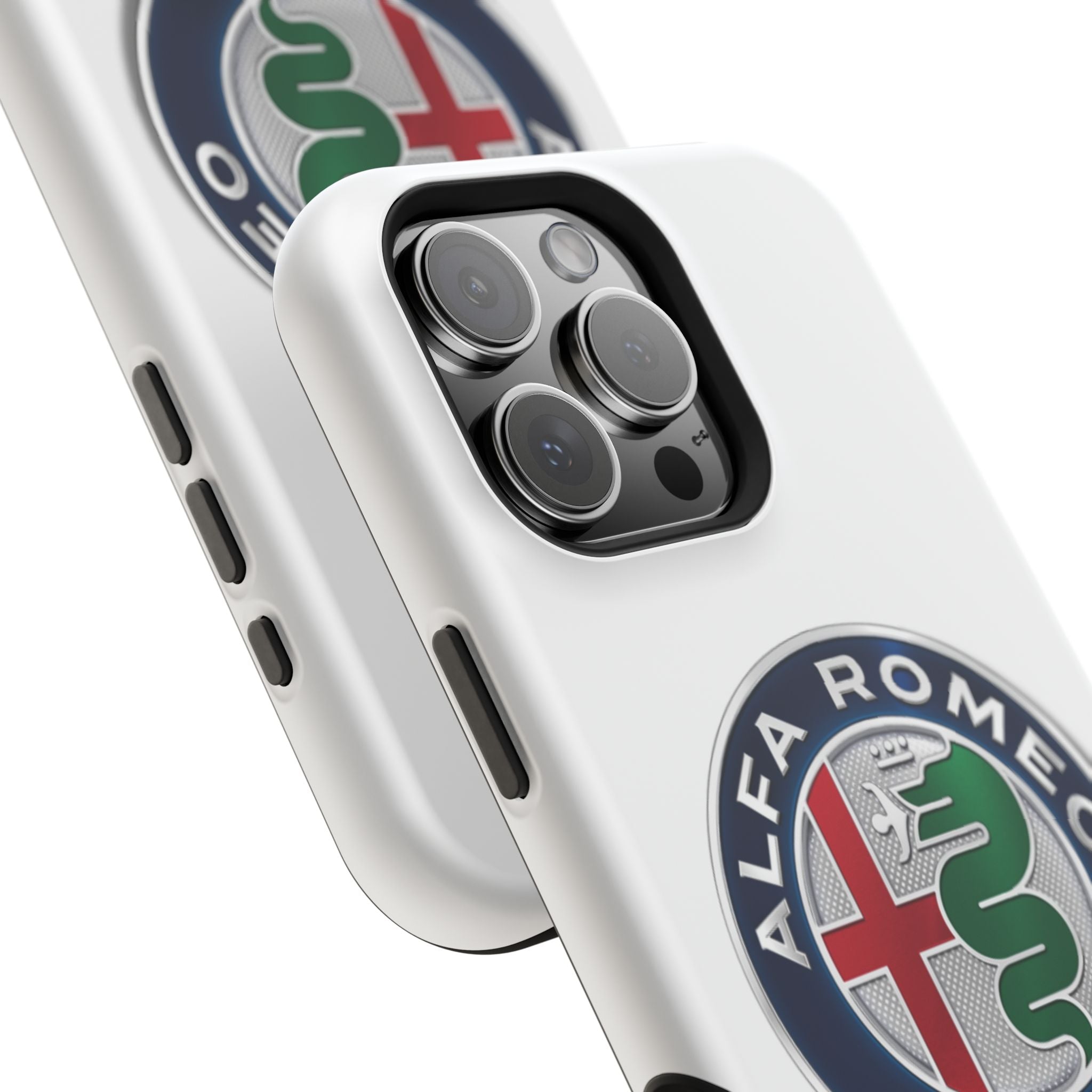 Alfa Romeo White Magnetic Tough Cases