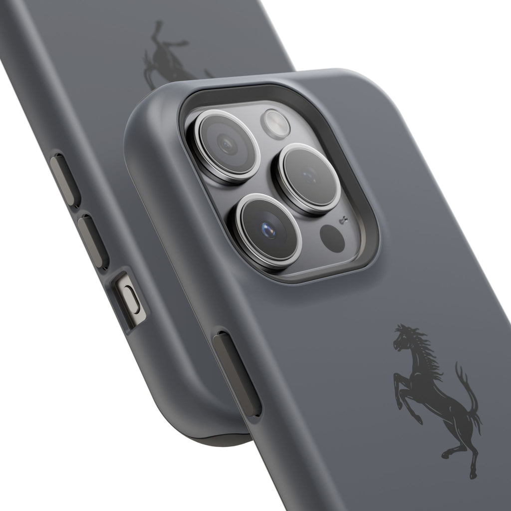 Ferrari horse Grigio silverstone inspired Magnetic Tough Cases