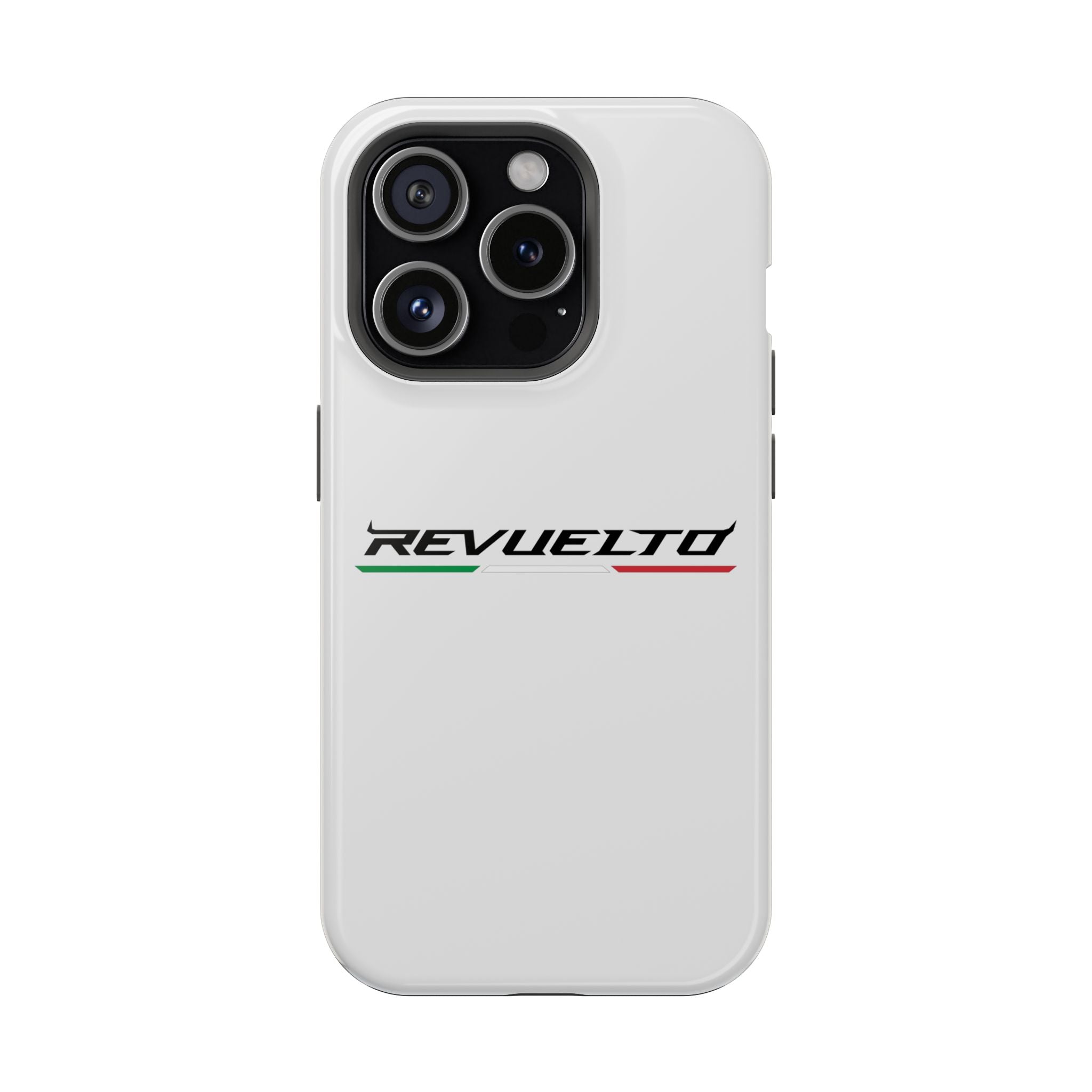 Lamborghini Revuelto White inspired Magnetic Tough Cases