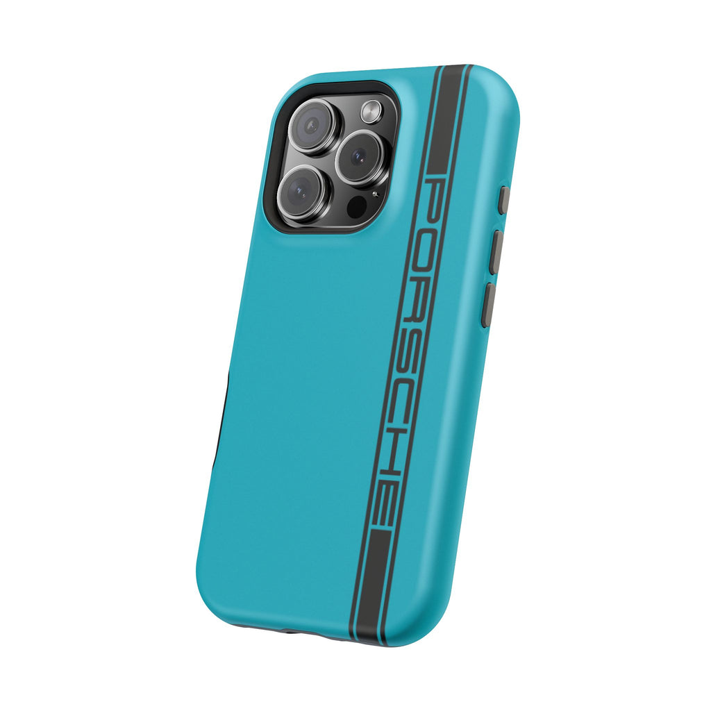 Porsche Miami blue inspired Magnetic Tough Cases