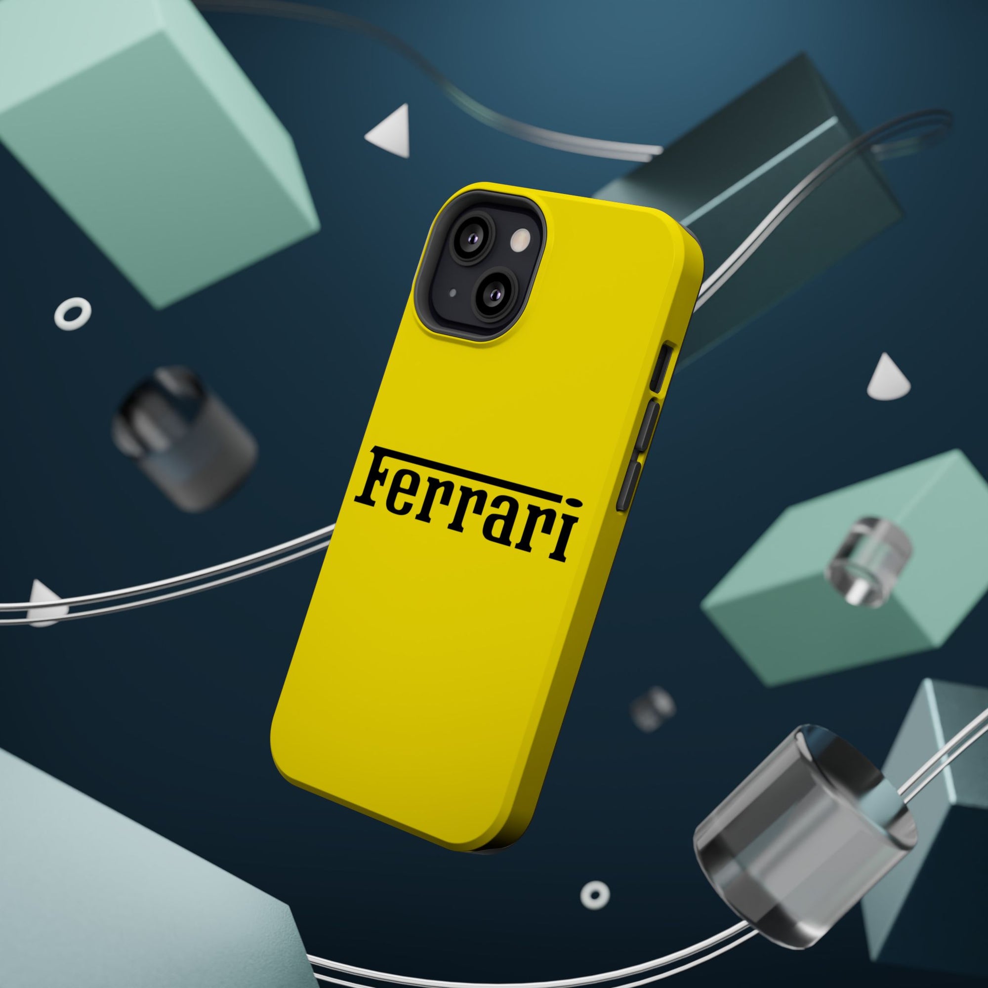 Ferrari Giallo Modena Inspired Magnetic Tough Cases