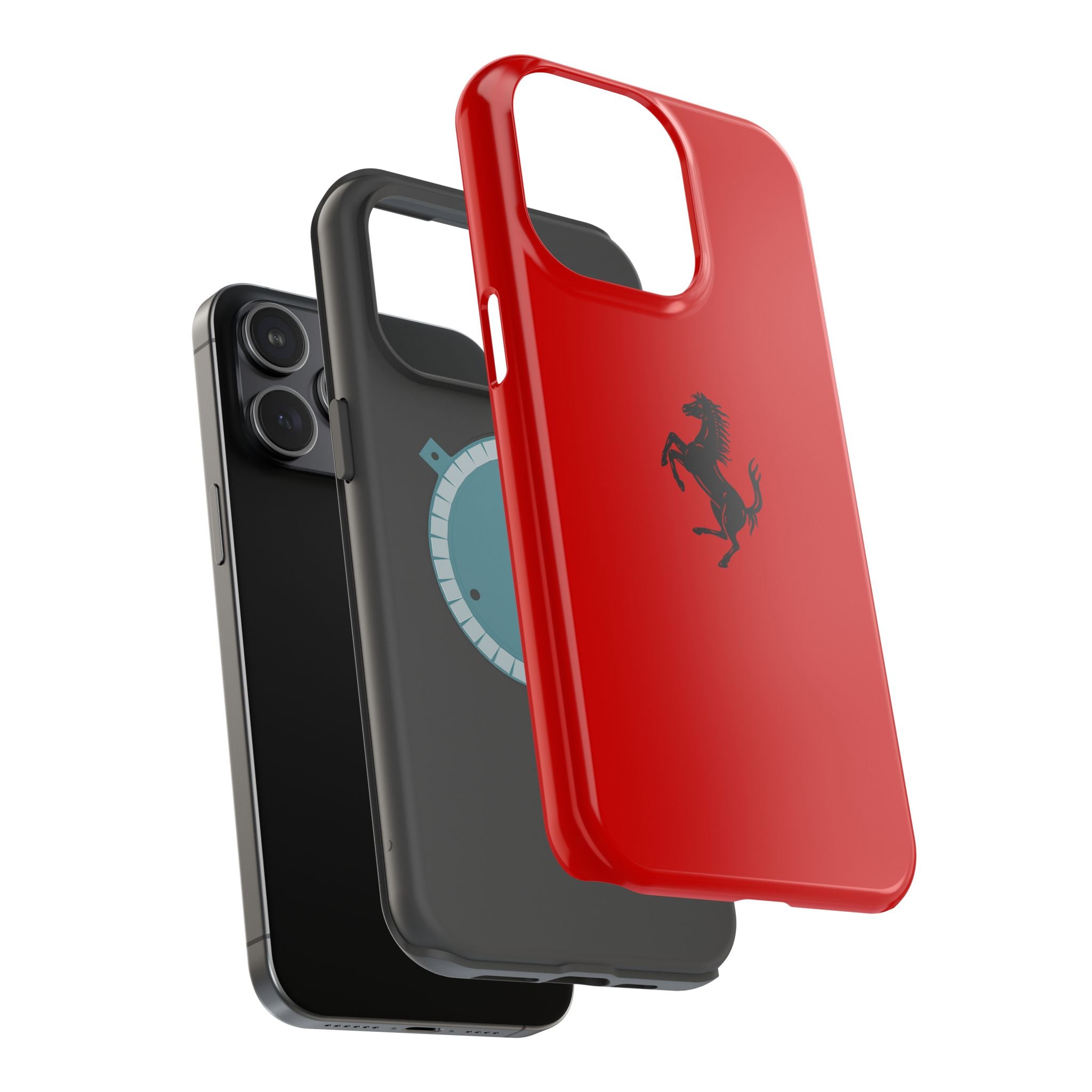 Ferrari horse Rosso corsa inspired Magnetic Tough Cases