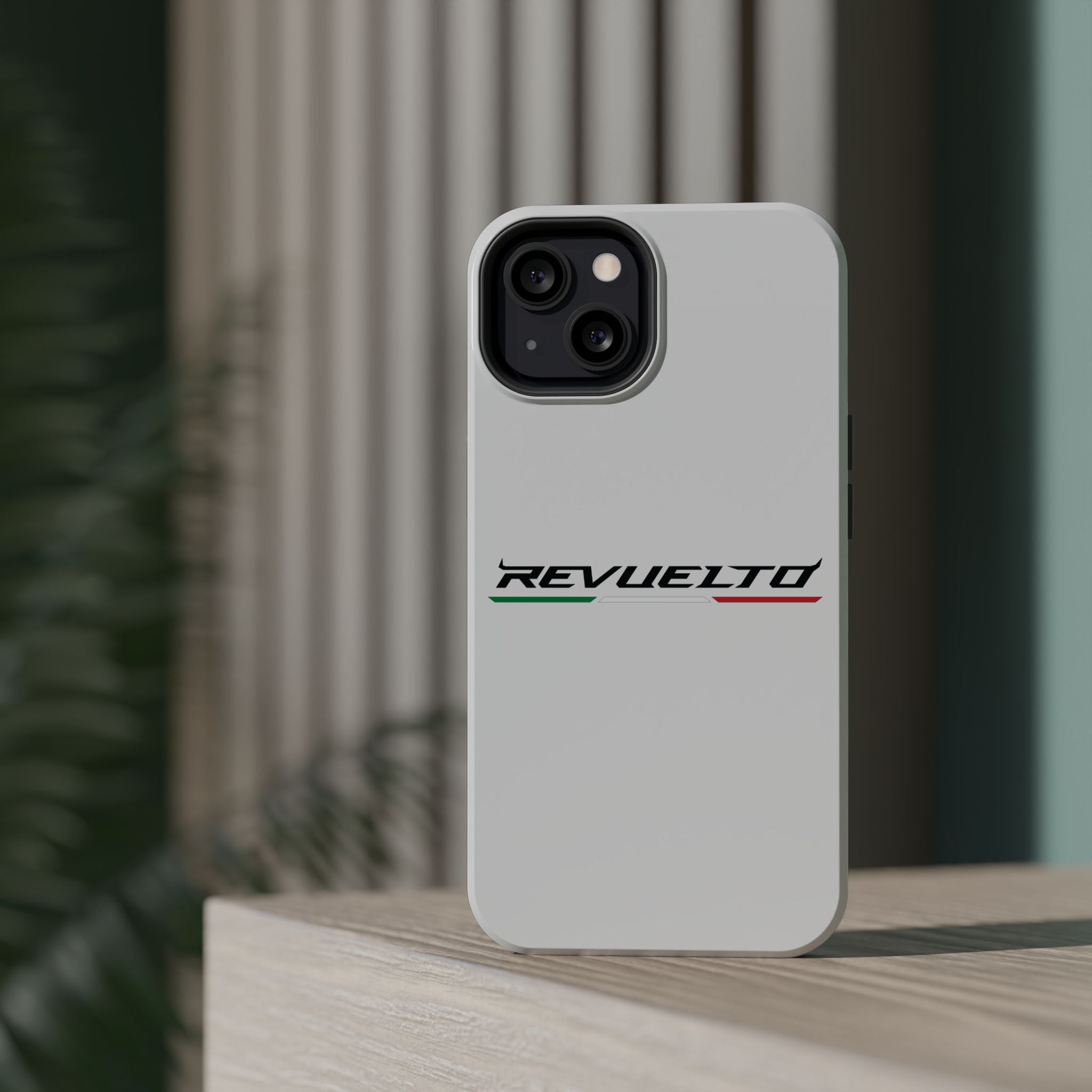 Lamborghini Revuelto White inspired Magnetic Tough Cases