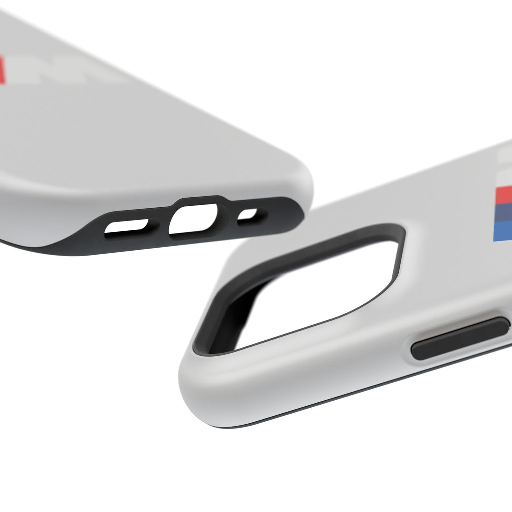 M badge inspired Magnetic Tough Cases