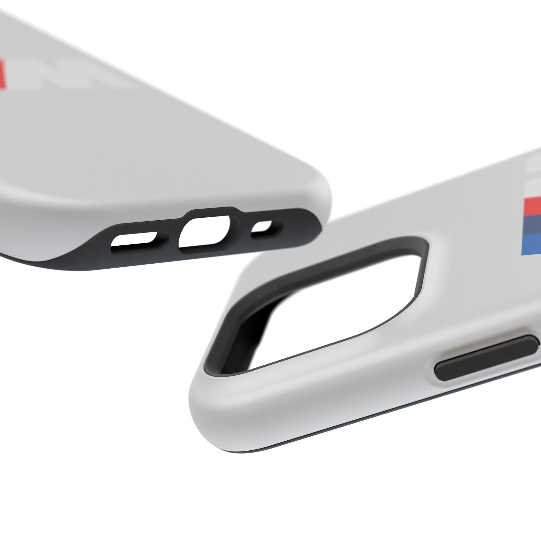 M badge inspired Magnetic Tough Cases