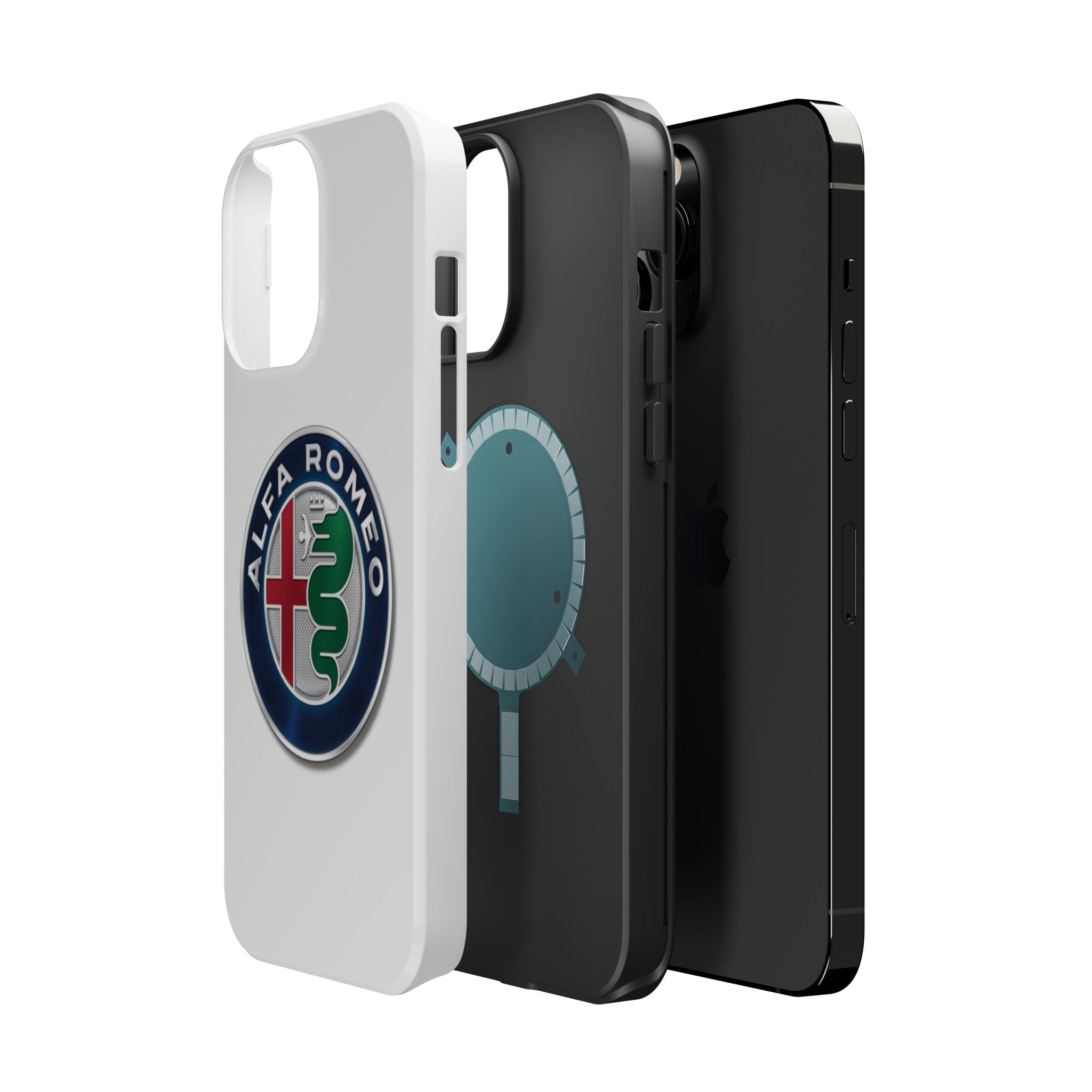 Alfa Romeo White Magnetic Tough Cases