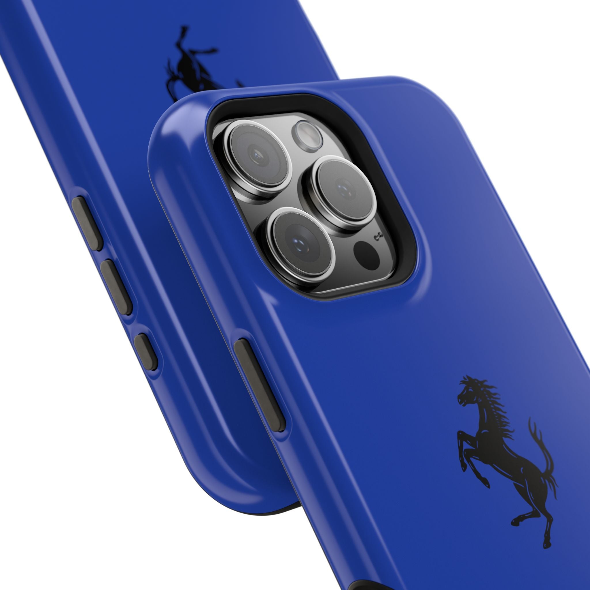 Ferrari horse Blu tour de france inspired Magnetic Tough Cases