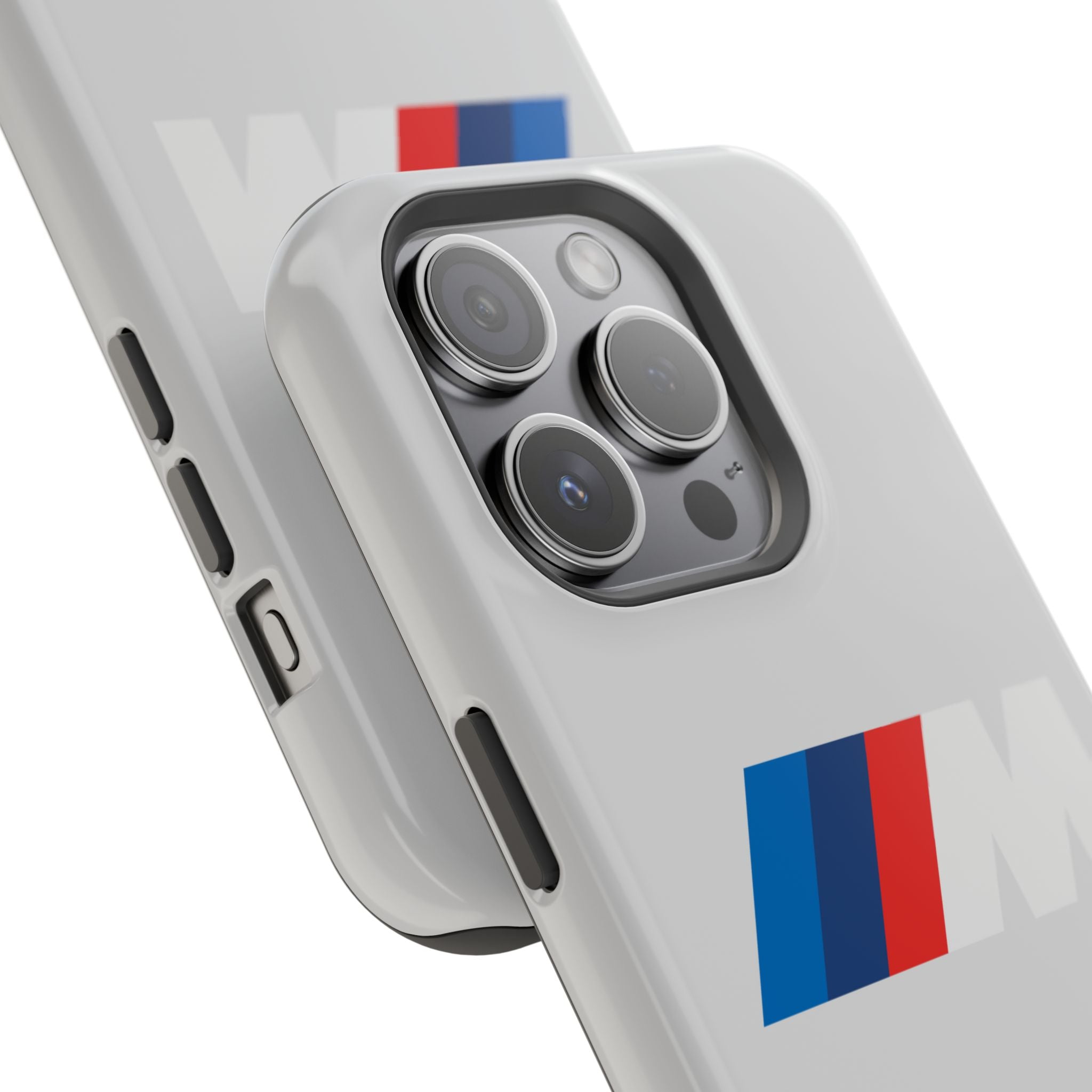 M badge inspired Magnetic Tough Cases