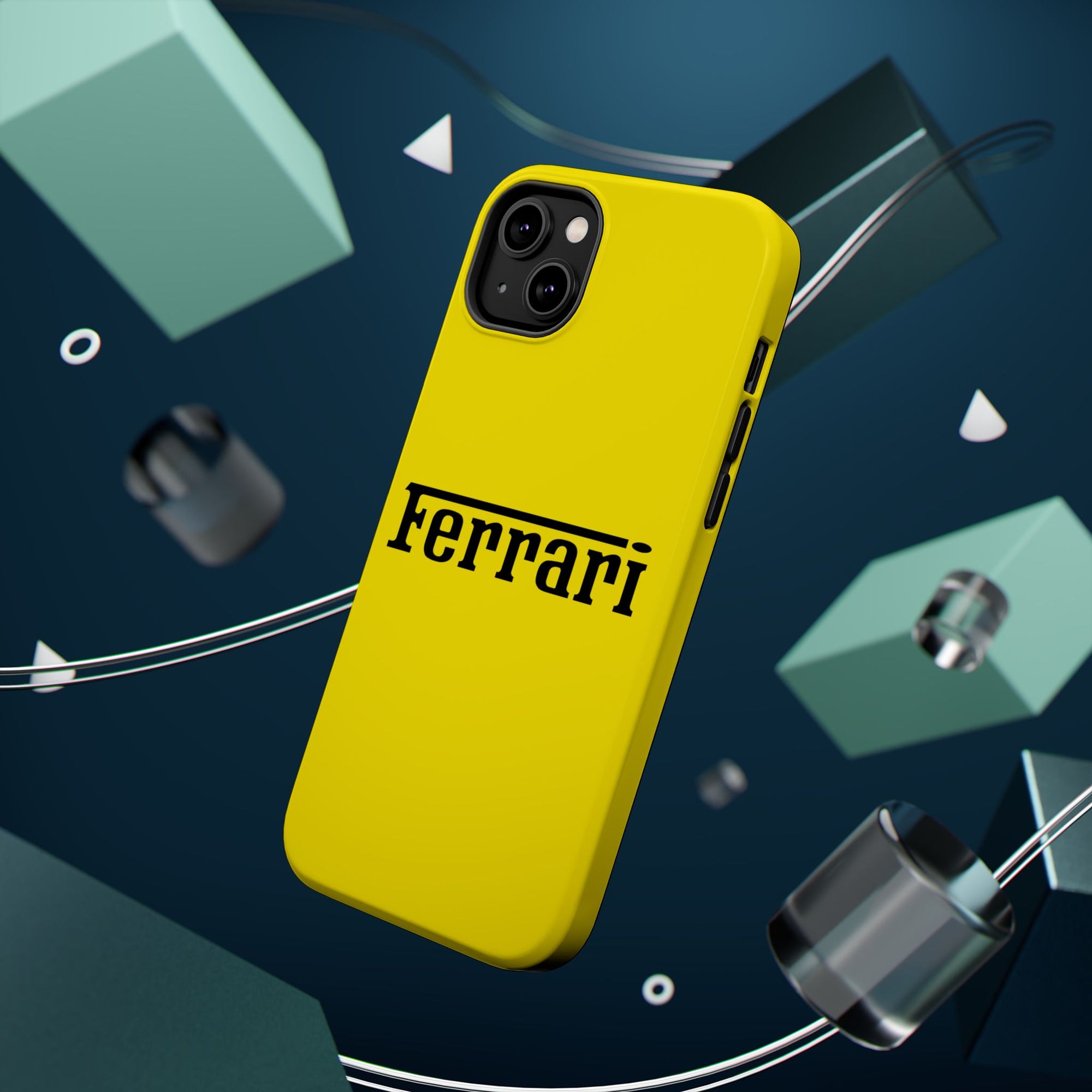 Ferrari Giallo Modena Inspired Magnetic Tough Cases