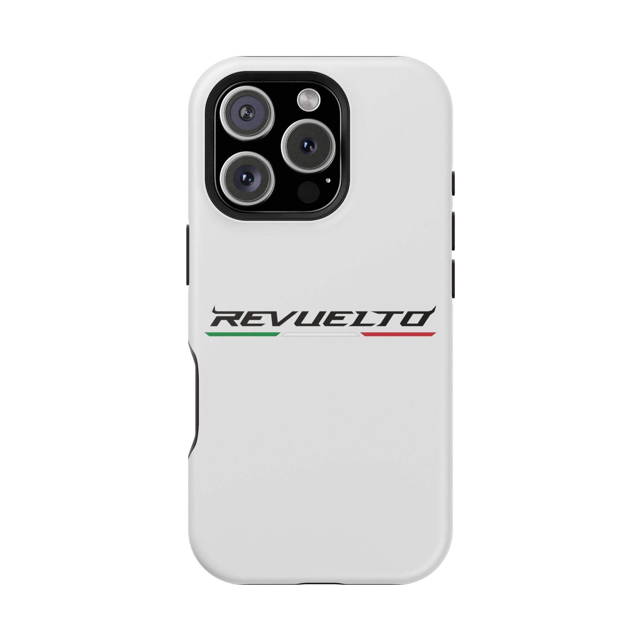Lamborghini Revuelto White inspired Magnetic Tough Cases