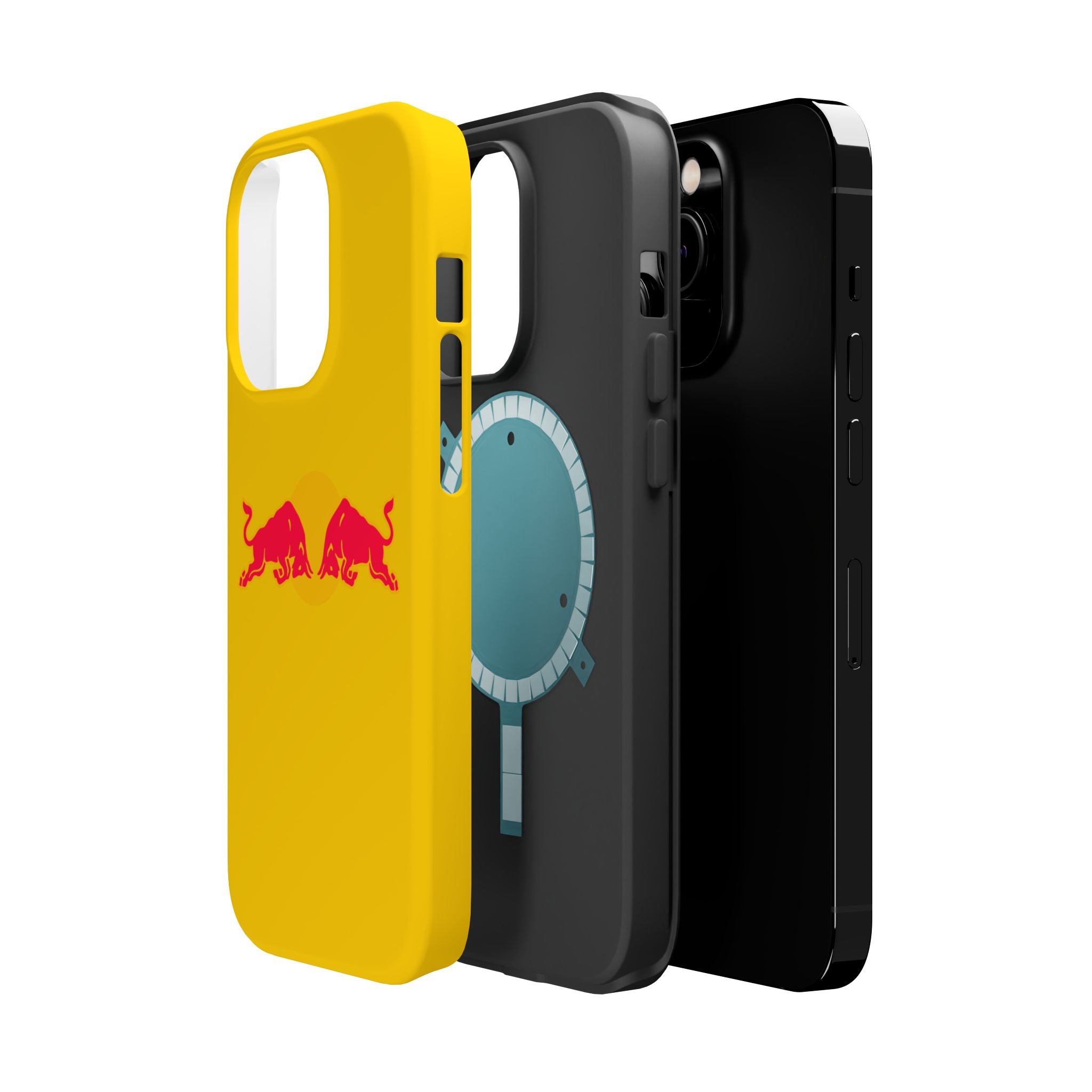 Red Bull yellow inspired Magnetic Tough Cases