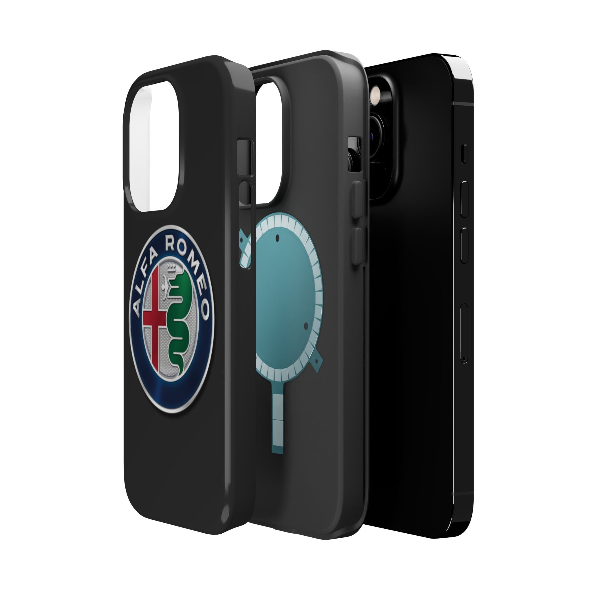 Alfa romeo black Magnetic Tough Cases