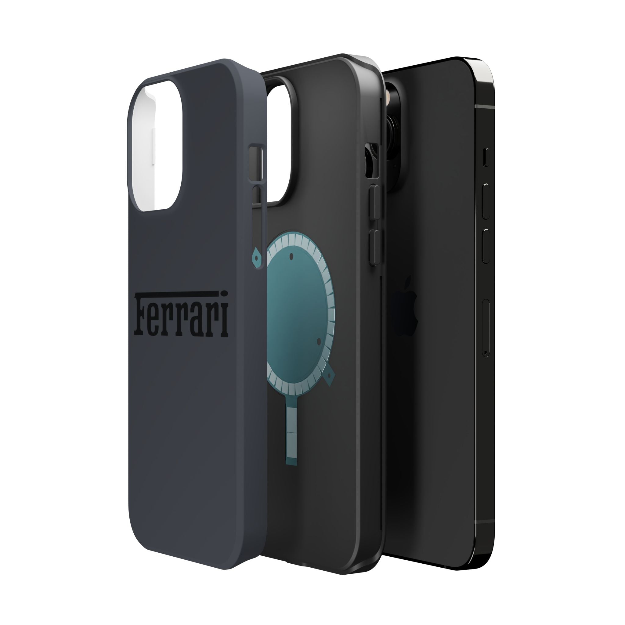 Ferrari Grigio Silverstone inspired Magnetic Tough Cases