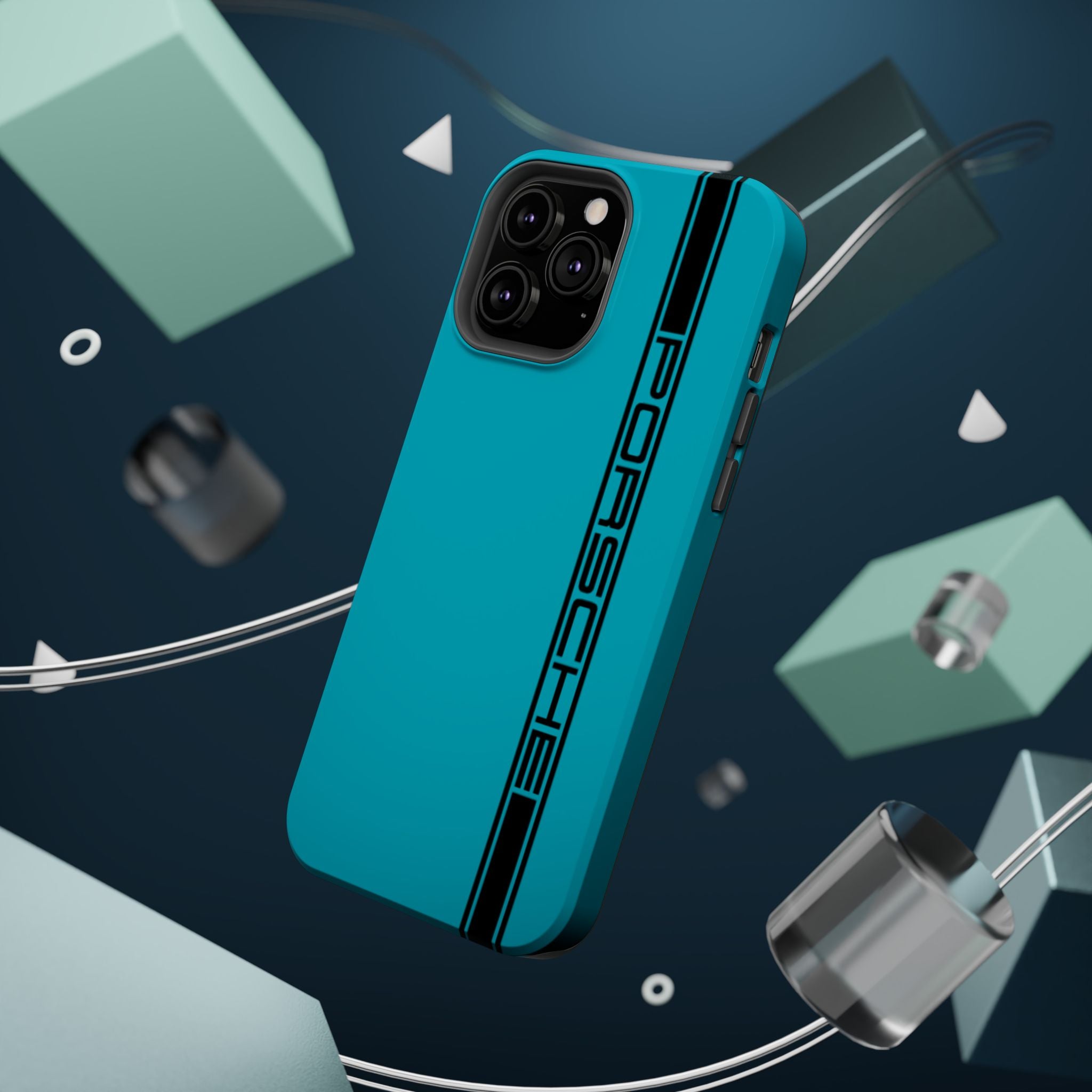 Porsche Miami blue inspired Magnetic Tough Cases