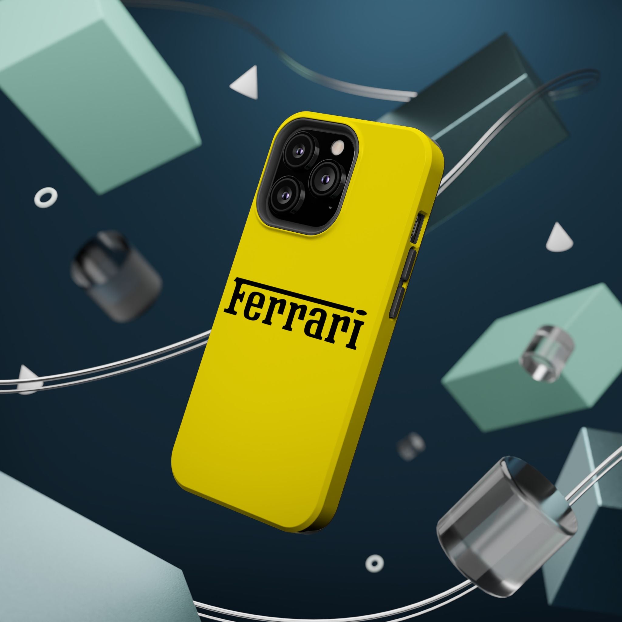 Ferrari Giallo Modena Inspired Magnetic Tough Cases