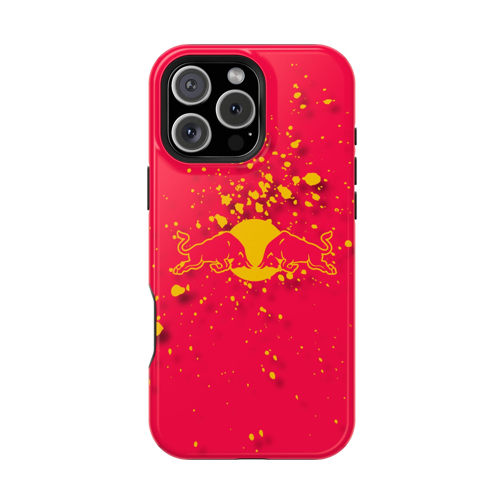Red Bull with yellow splash inspired Magnetic Tough Cases