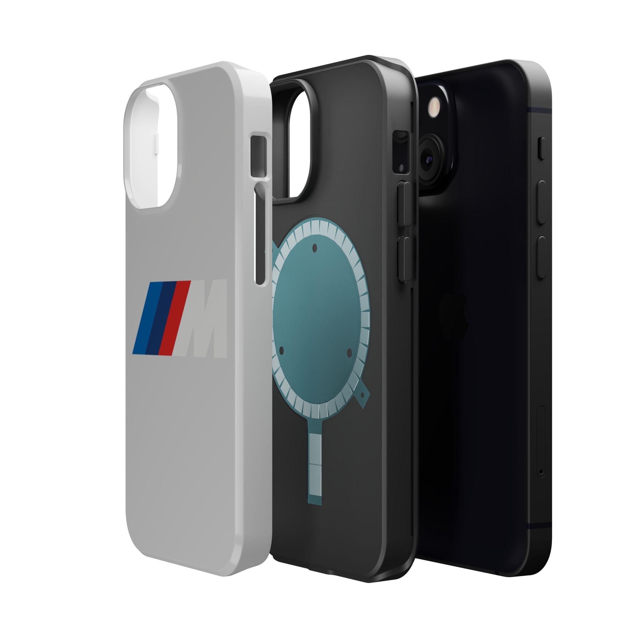 M badge inspired Magnetic Tough Cases