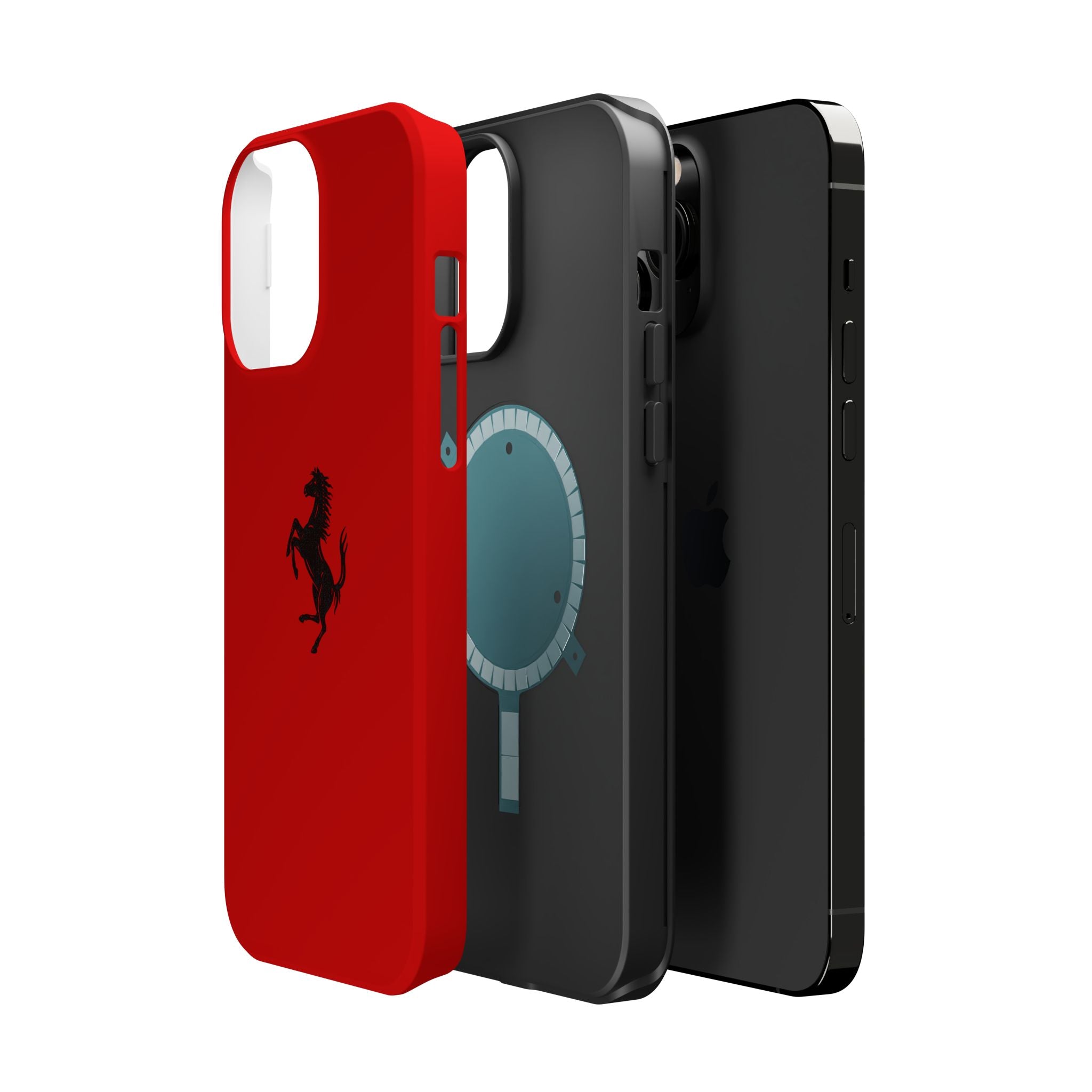 Ferrari horse Rosso Corsa inspired Magnetic Tough Cases