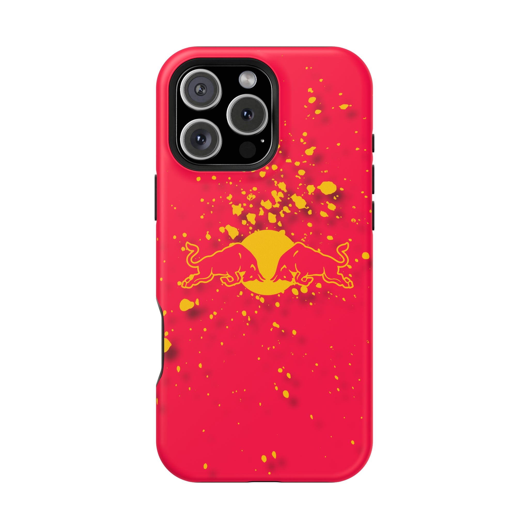 Red Bull with yellow splash inspired Magnetic Tough Cases