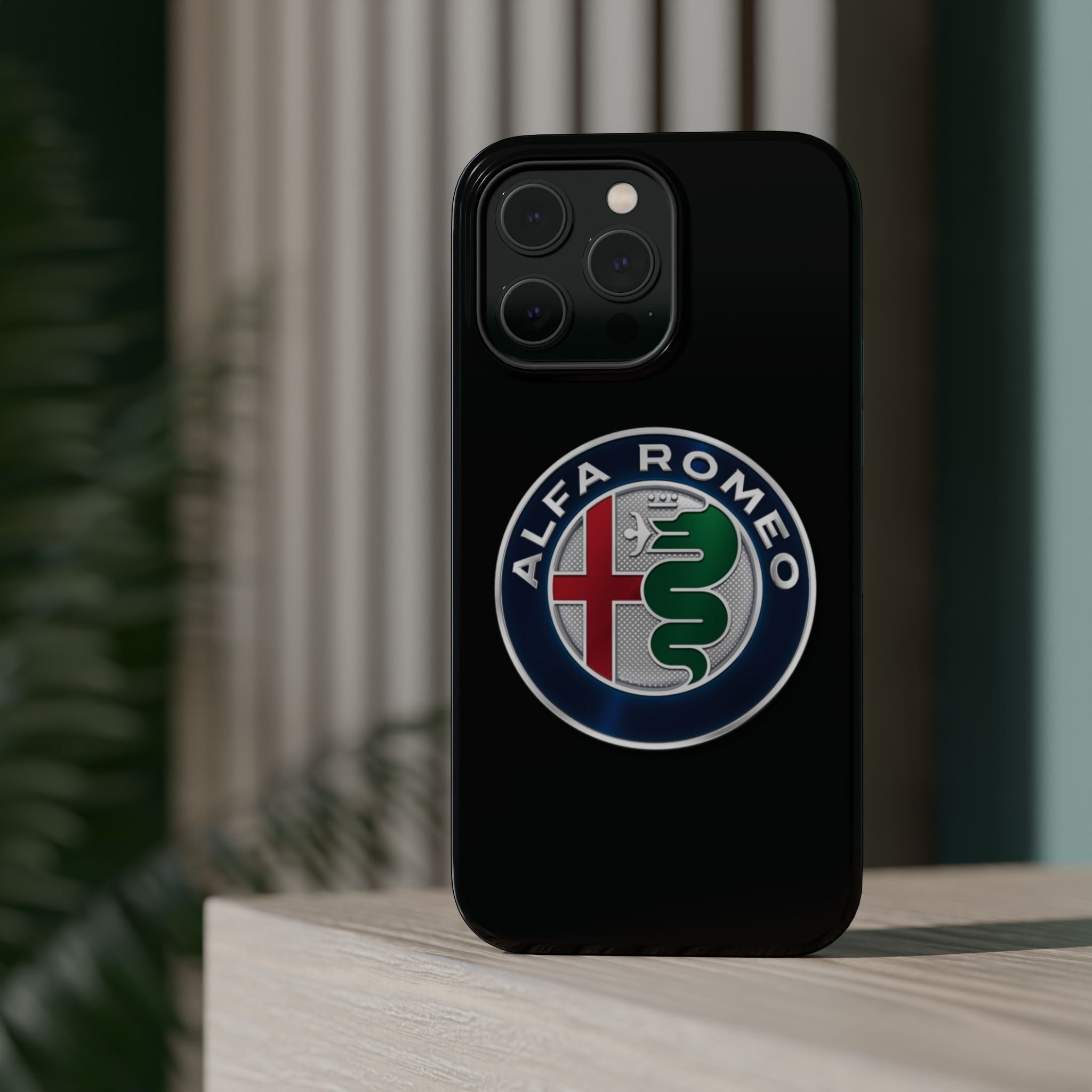 Alfa romeo Dark black inspired Magnetic Tough Cases