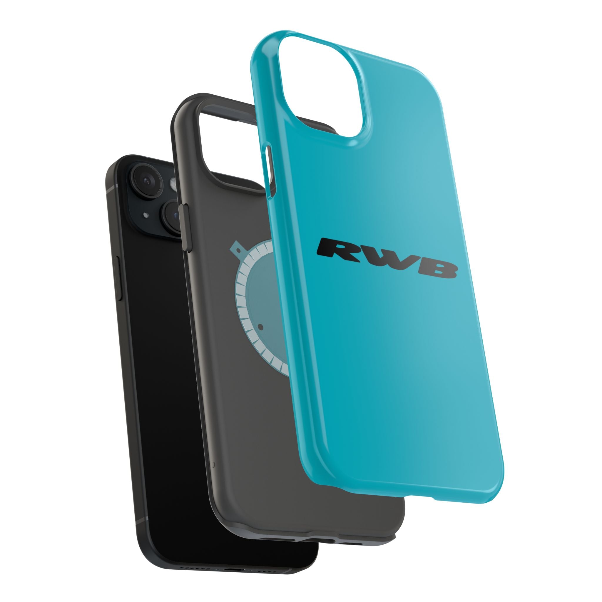 RWB Miami blue inspired Magnetic Tough Cases