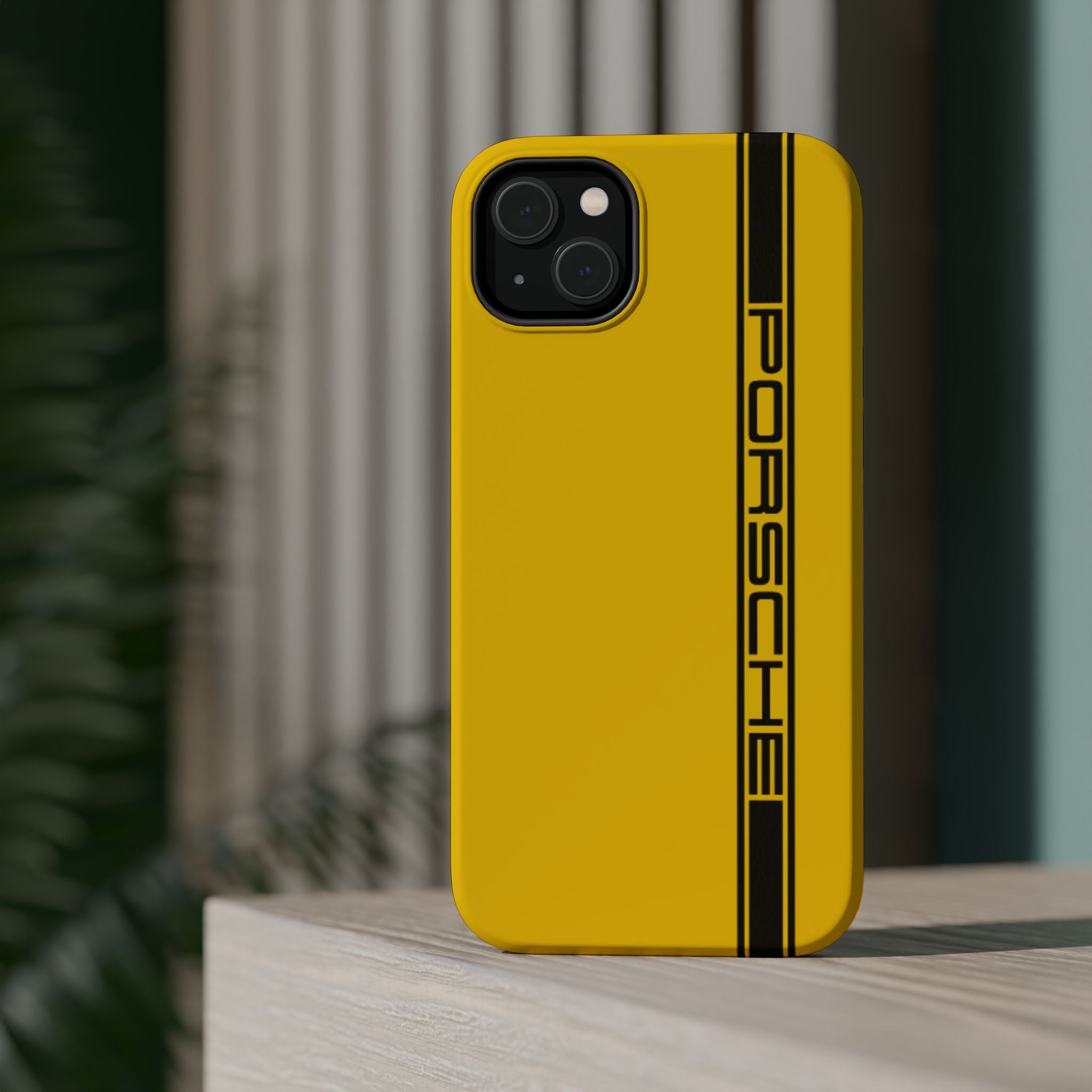 Porsche Speed yellow inspired Magnetic Tough Cases