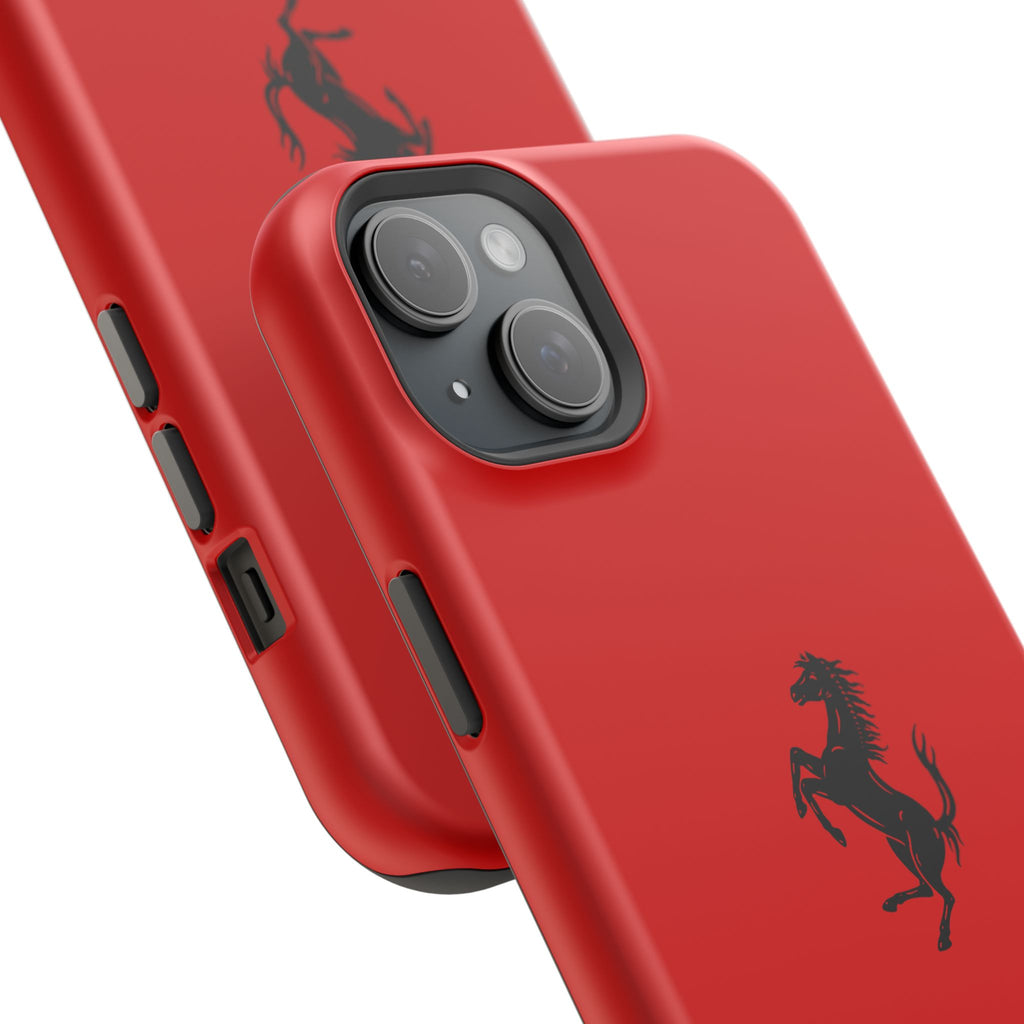 Ferrari horse Rosso corsa inspired Magnetic Tough Cases