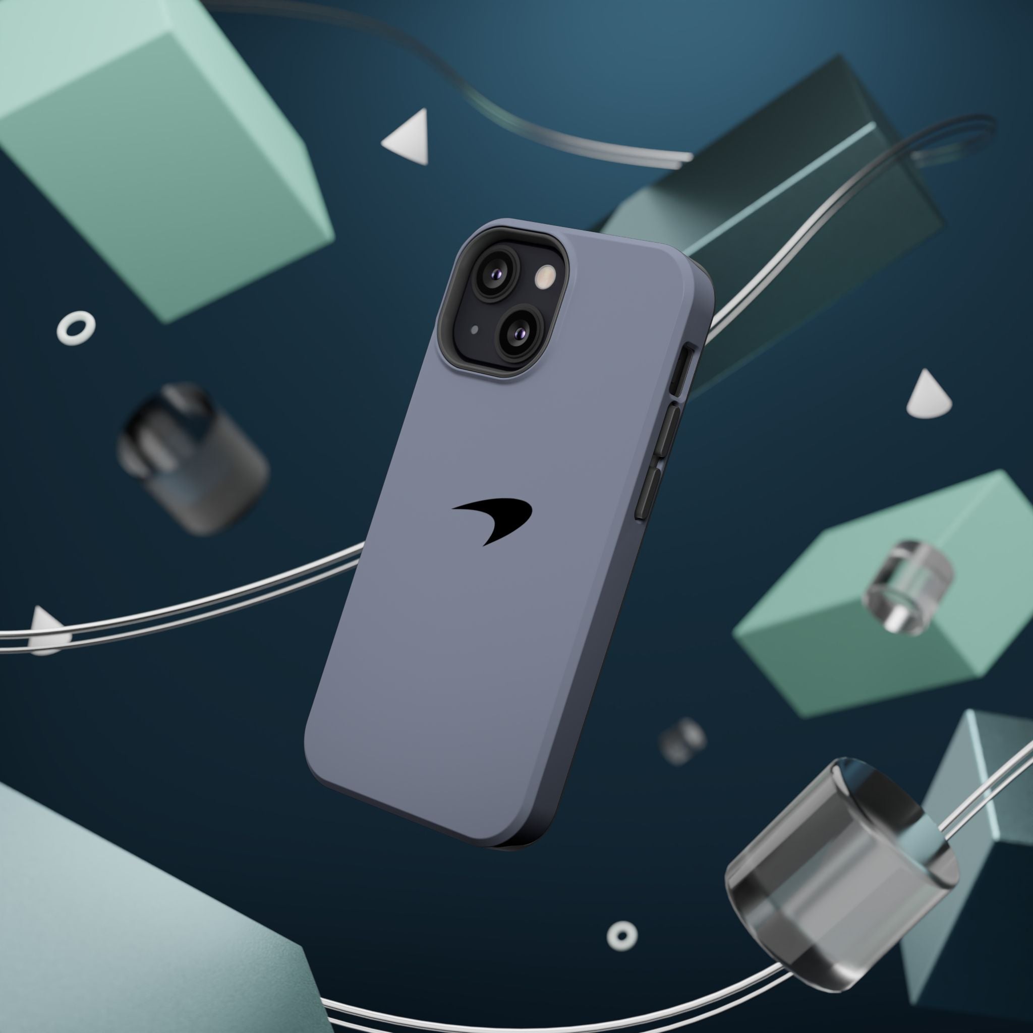 Titanium silver McLaren inspired Magnetic Tough Cases