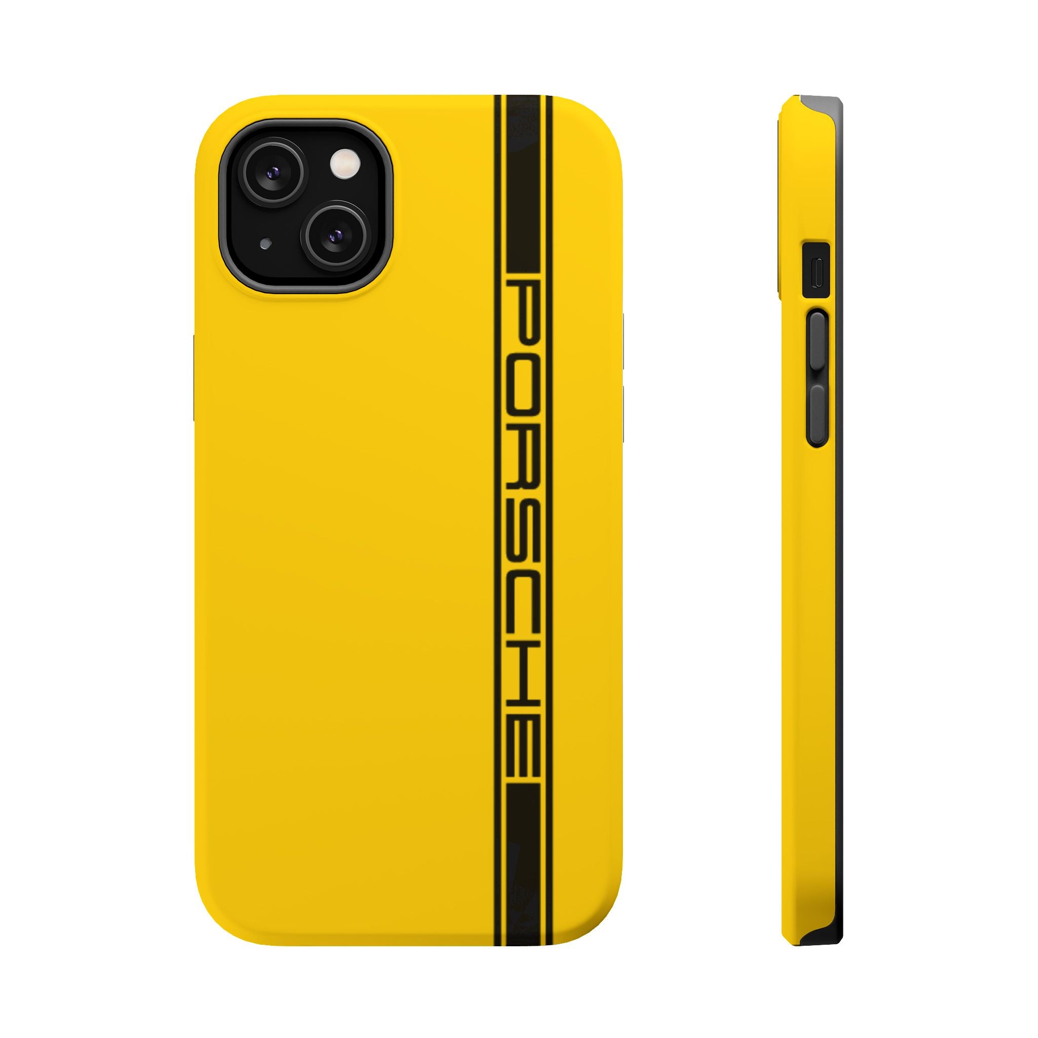 Porsche Speed yellow inspired Magnetic Tough Cases