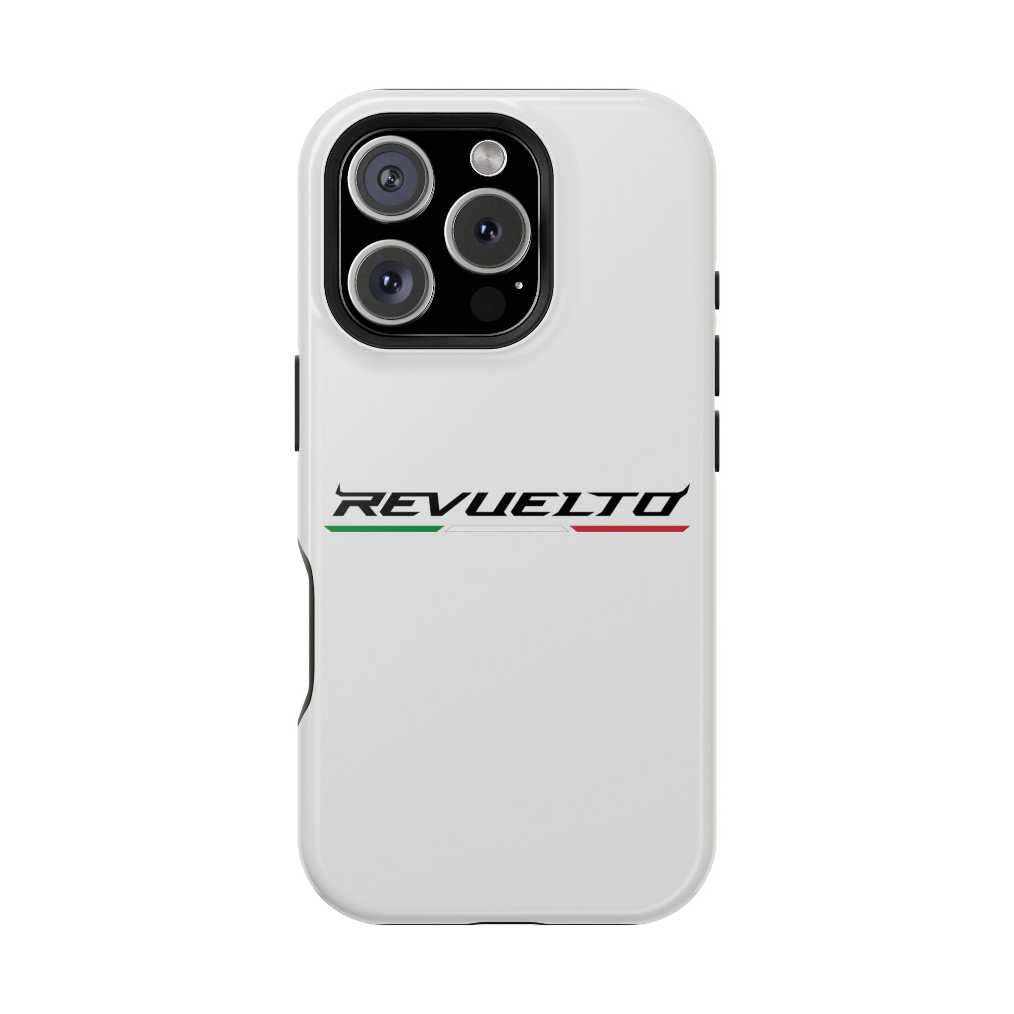 Lamborghini Revuelto White inspired Magnetic Tough Cases