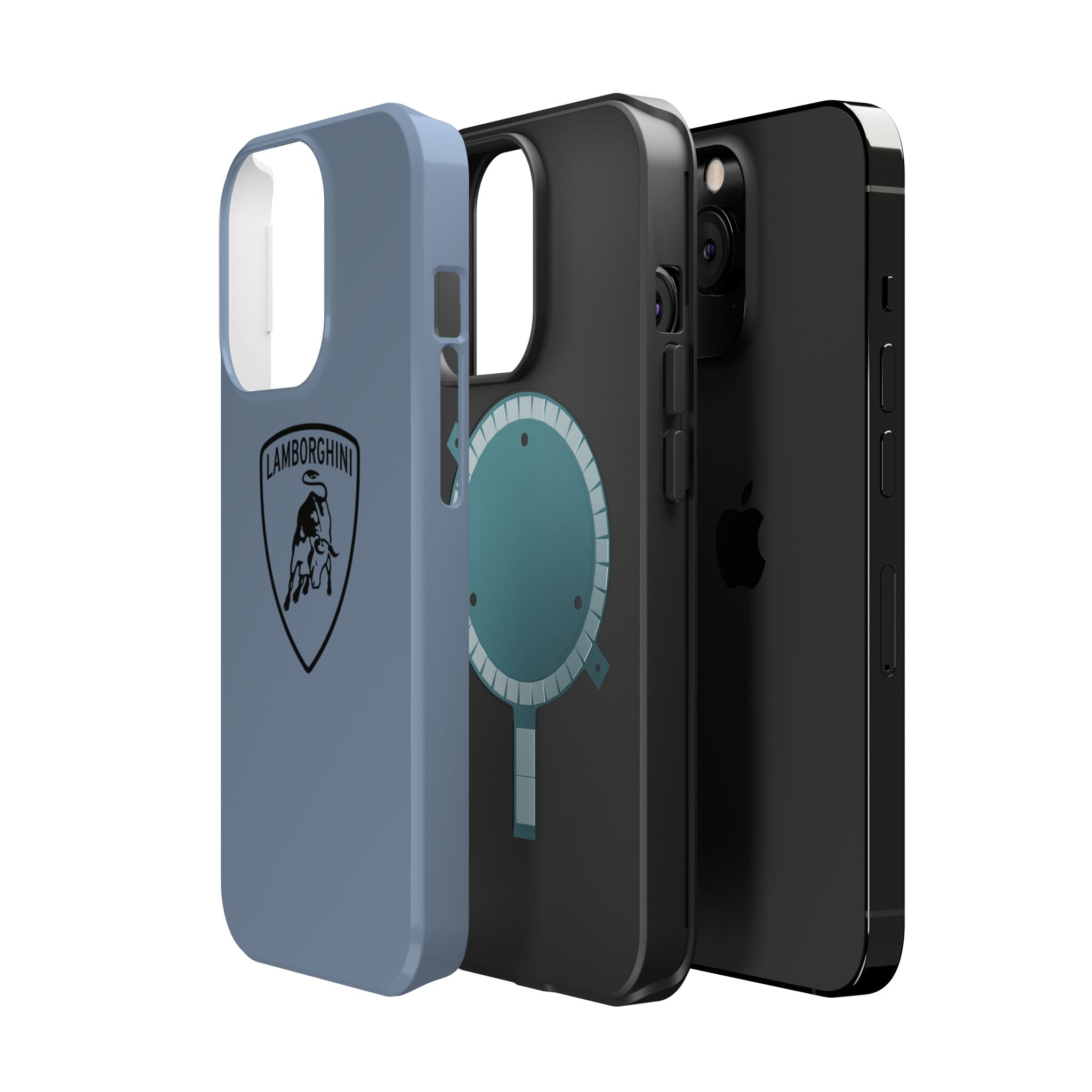 Lamborghini Azzurro Thetys inspired Magnetic Tough Cases