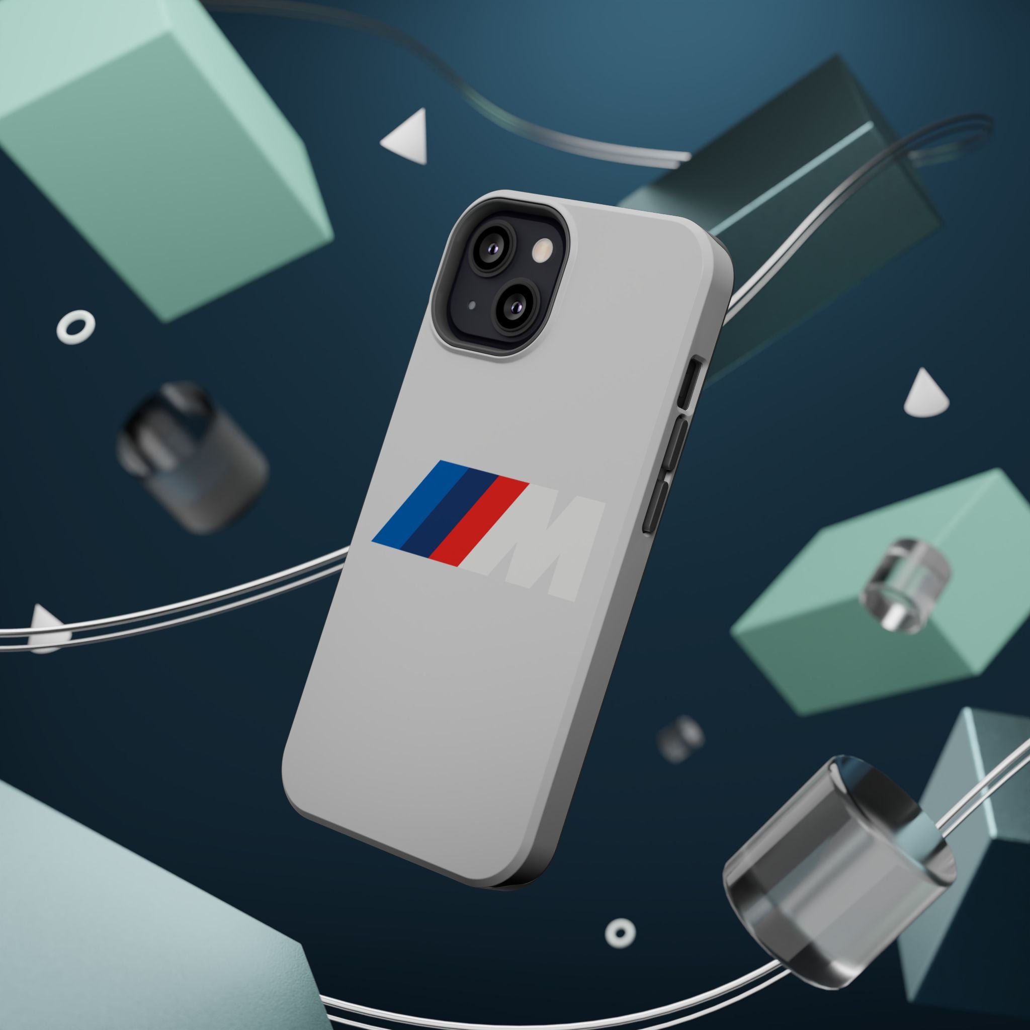 M badge inspired Magnetic Tough Cases