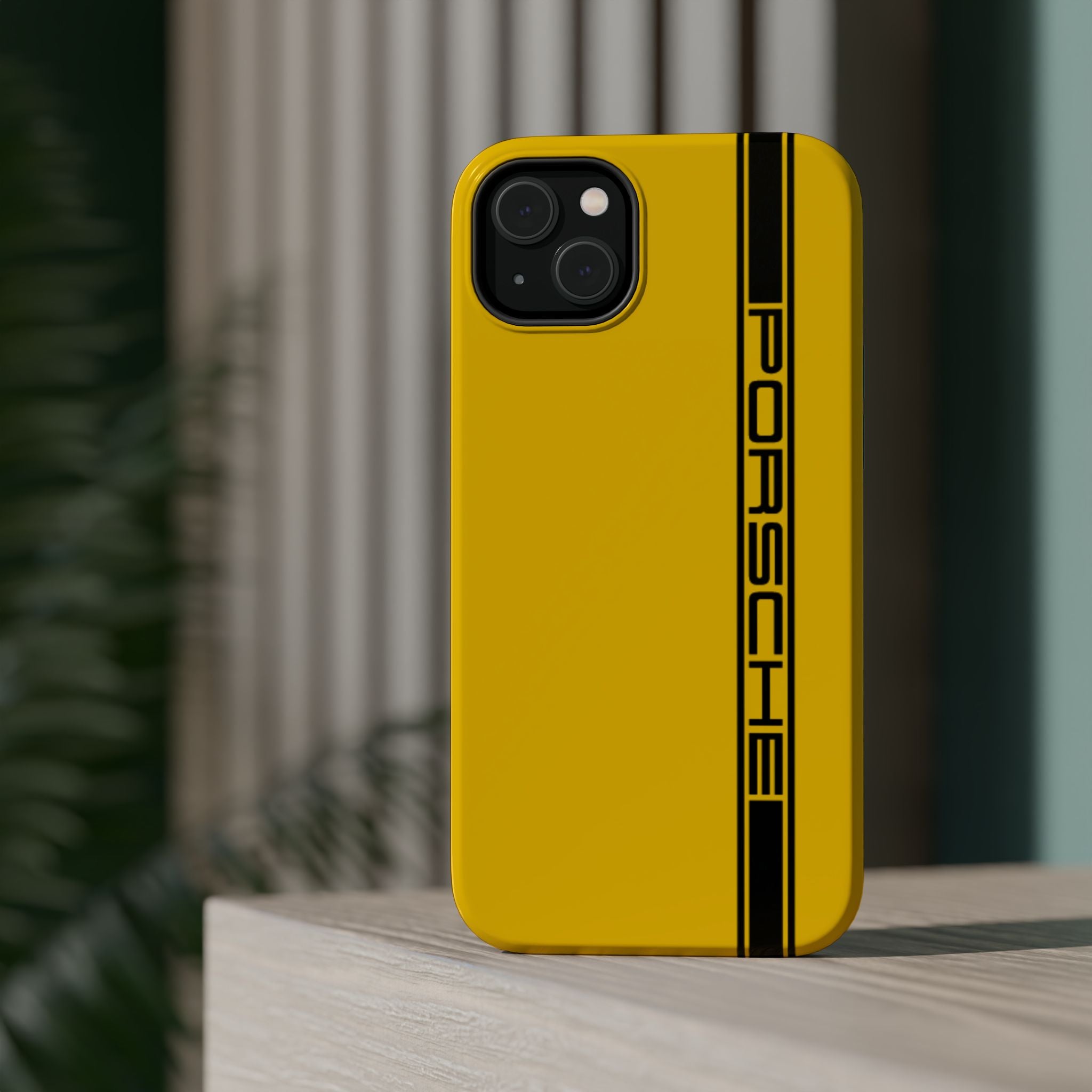 Porsche Speed yellow inspired Magnetic Tough Cases