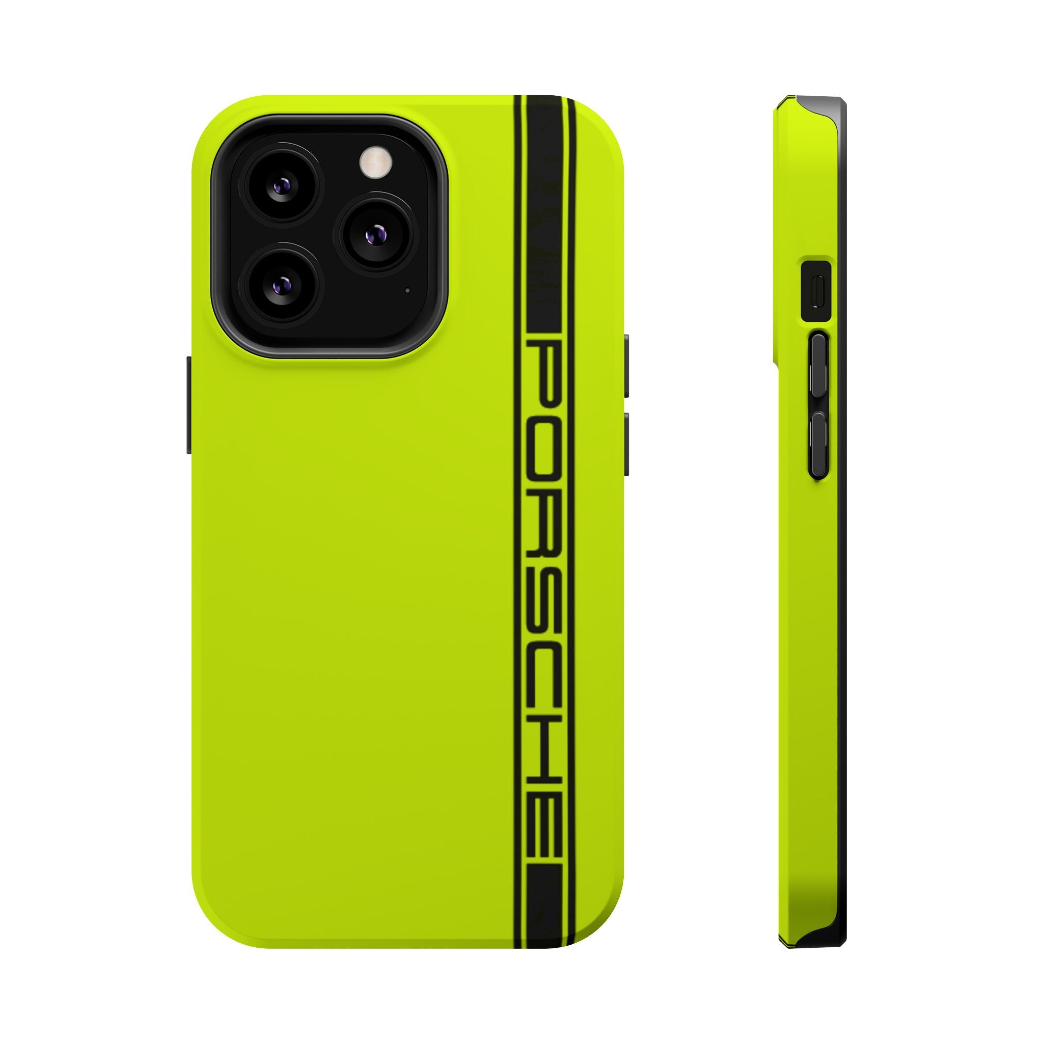 Porsche Acid Green Magnetic Tough Cases
