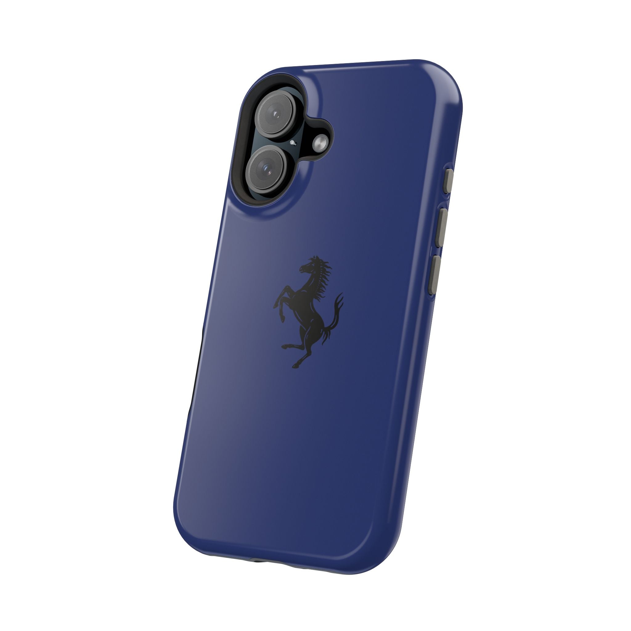Ferrari horse Blue pozzi inspired Magnetic Tough Cases