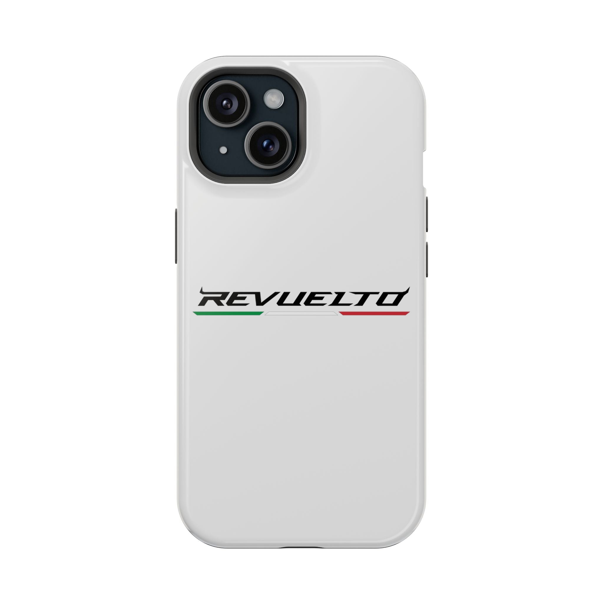 Lamborghini Revuelto White inspired Magnetic Tough Cases