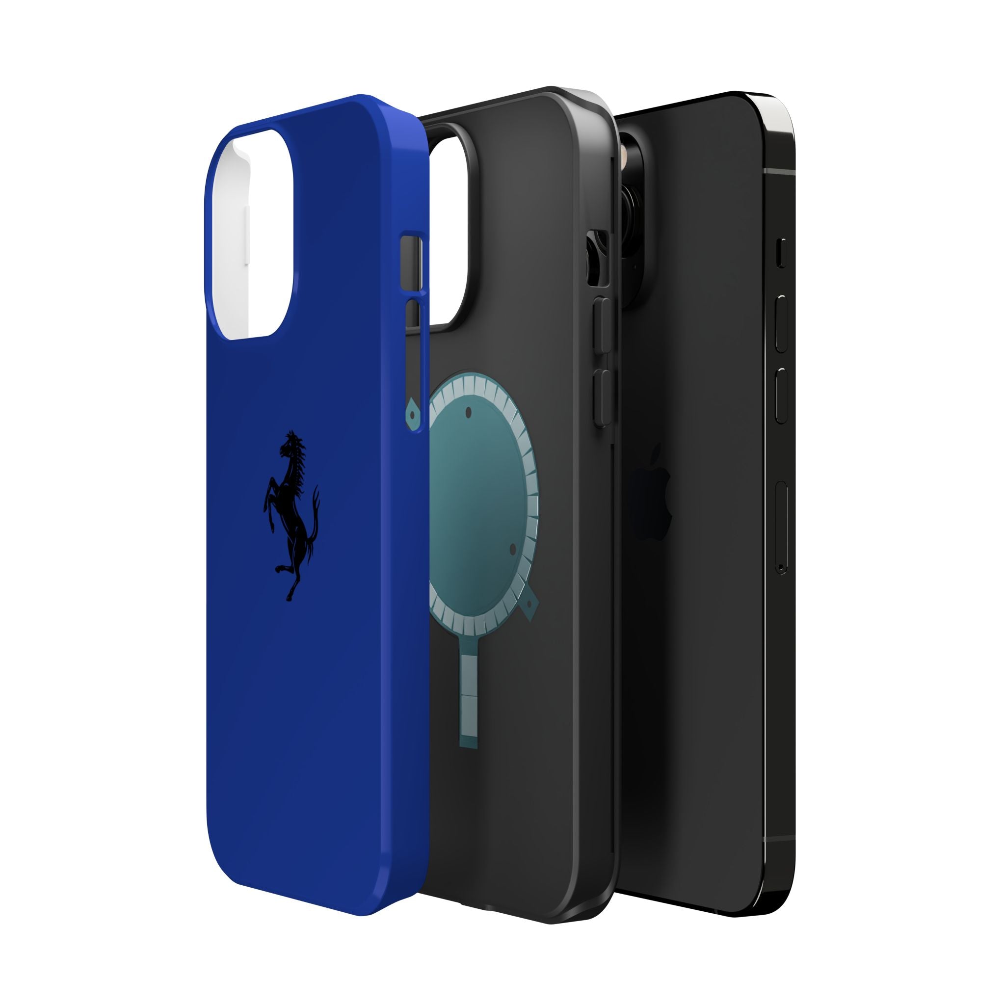 Ferrari horse blu Tour de France inspired Magnetic Tough Cases