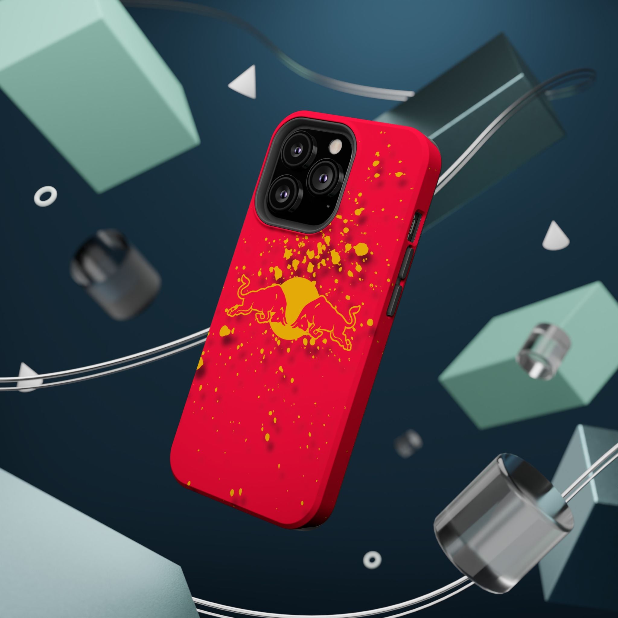Red Bull with yellow splash inspired Magnetic Tough Cases
