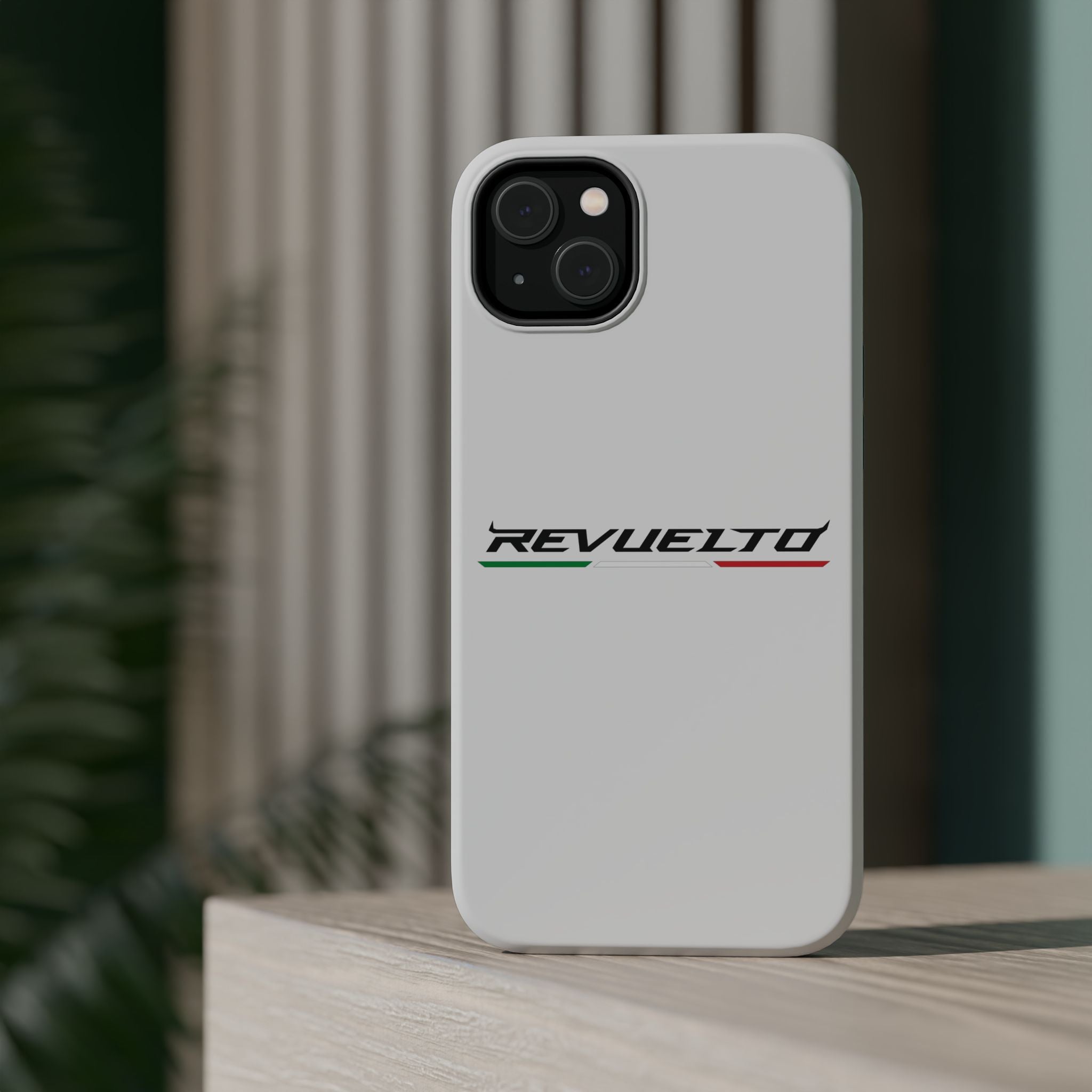 Lamborghini Revuelto White inspired Magnetic Tough Cases