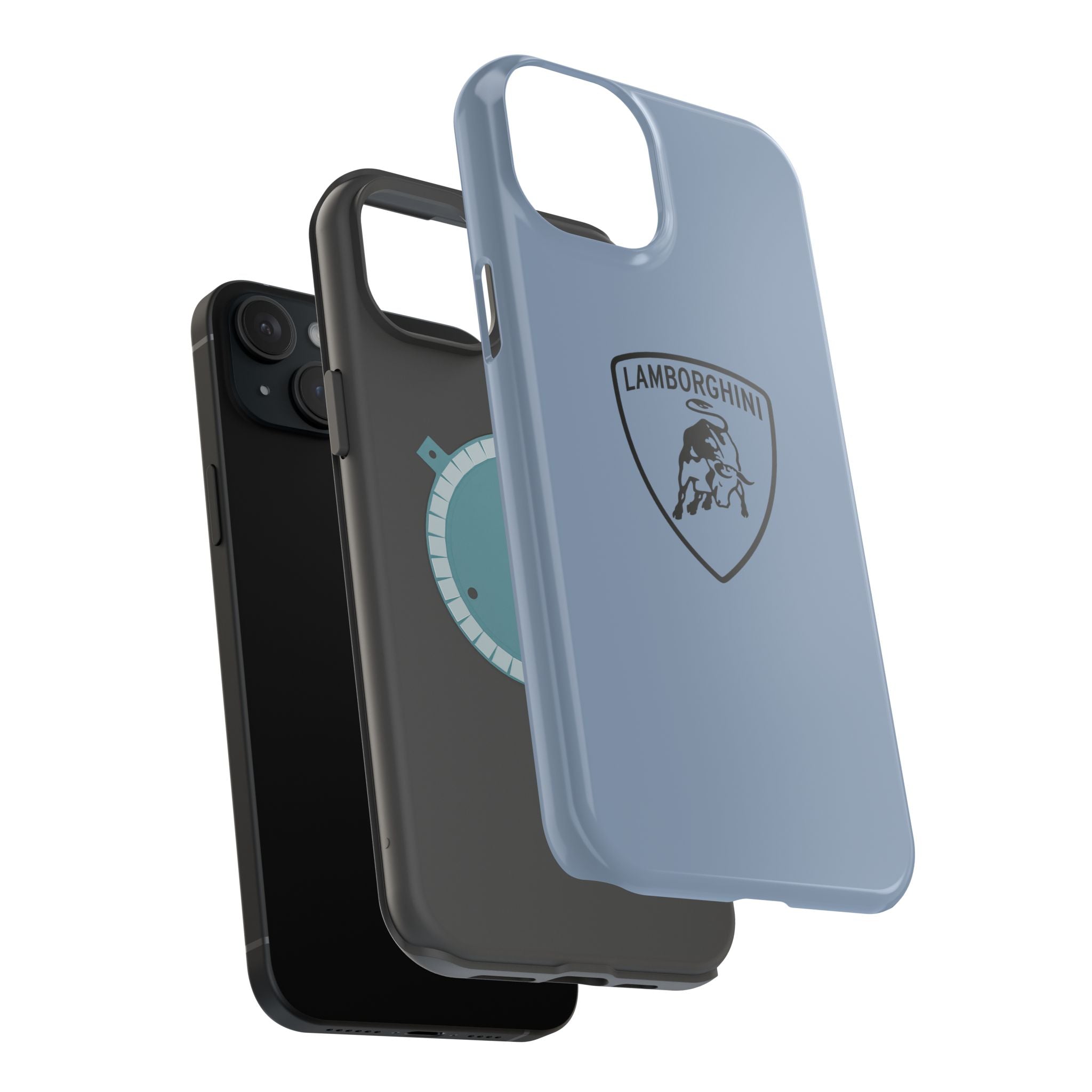 Lamborghini Azzurro Thetys inspired Magnetic Tough Cases