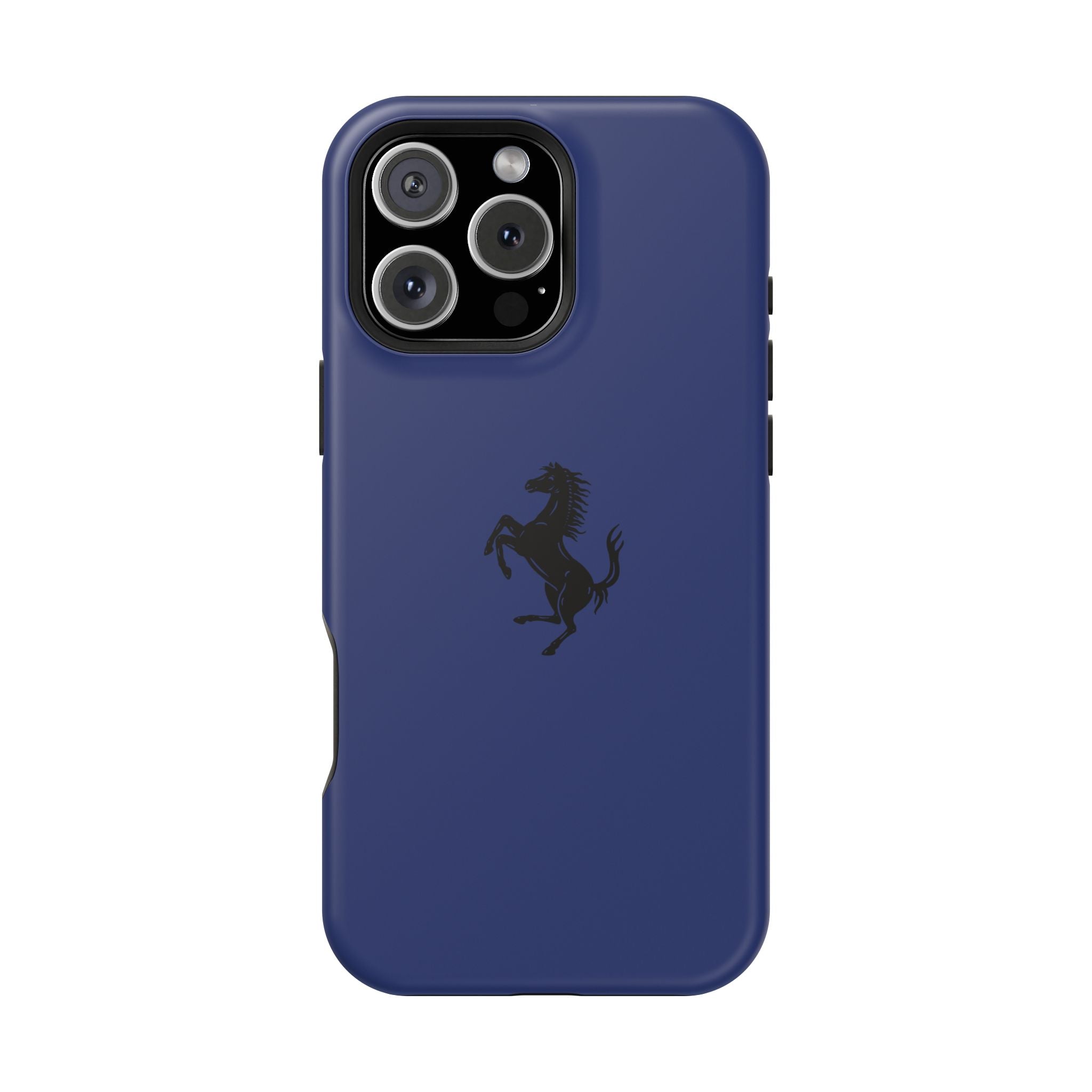 Ferrari horse Blue pozzi inspired Magnetic Tough Cases