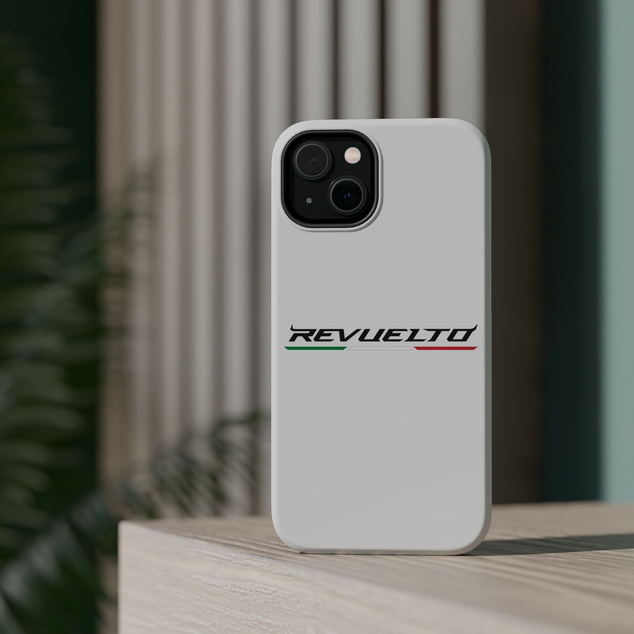 Lamborghini Revuelto White inspired Magnetic Tough Cases