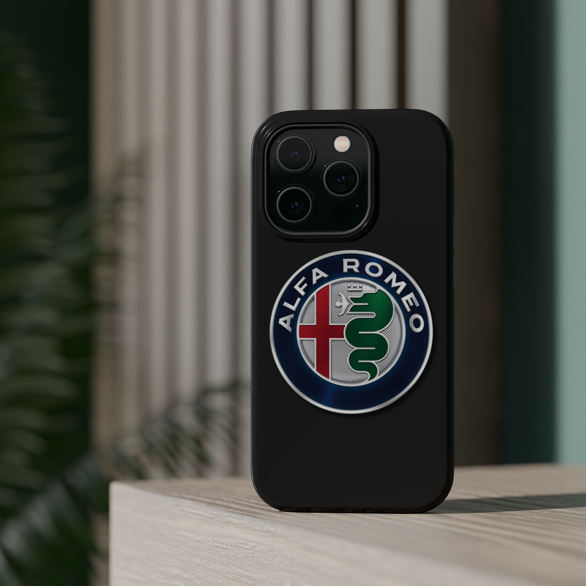 Alfa romeo black Magnetic Tough Cases