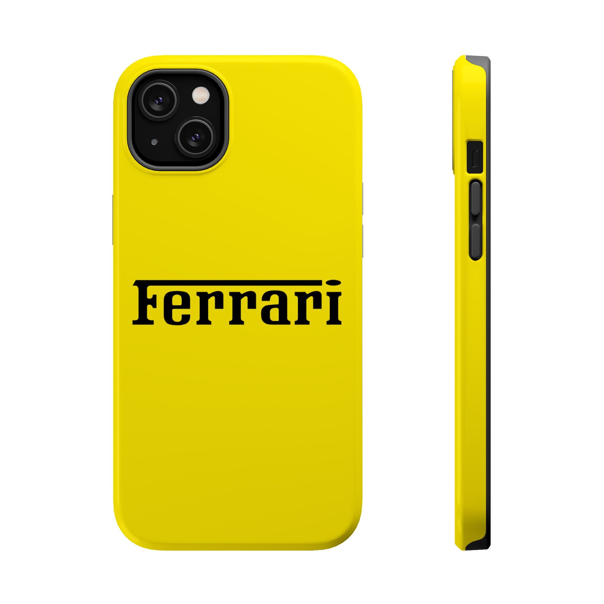 Ferrari Giallo Modena Inspired Magnetic Tough Cases