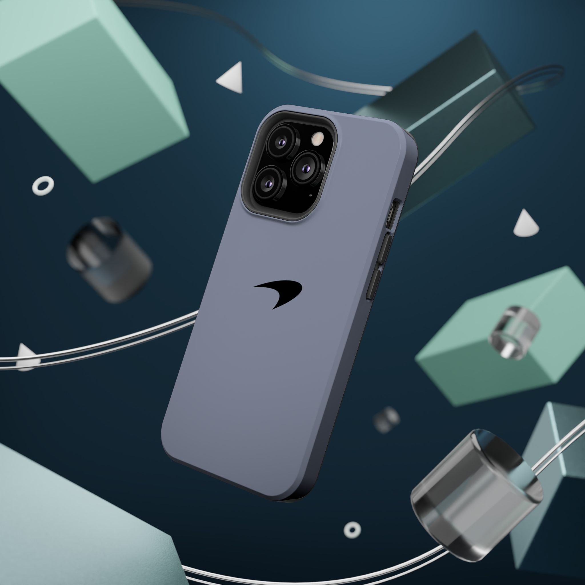 Titanium silver McLaren inspired Magnetic Tough Cases