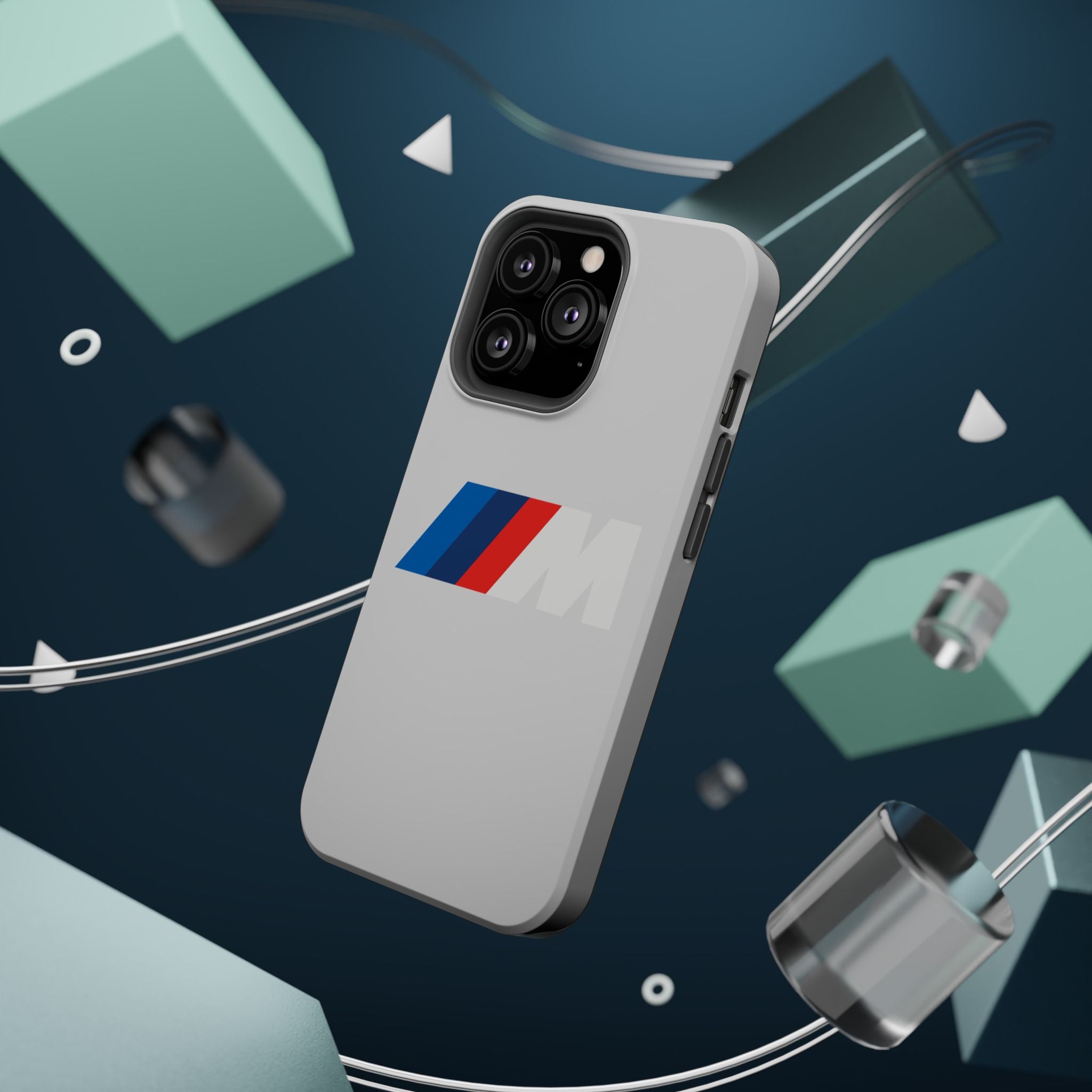 M badge inspired Magnetic Tough Cases