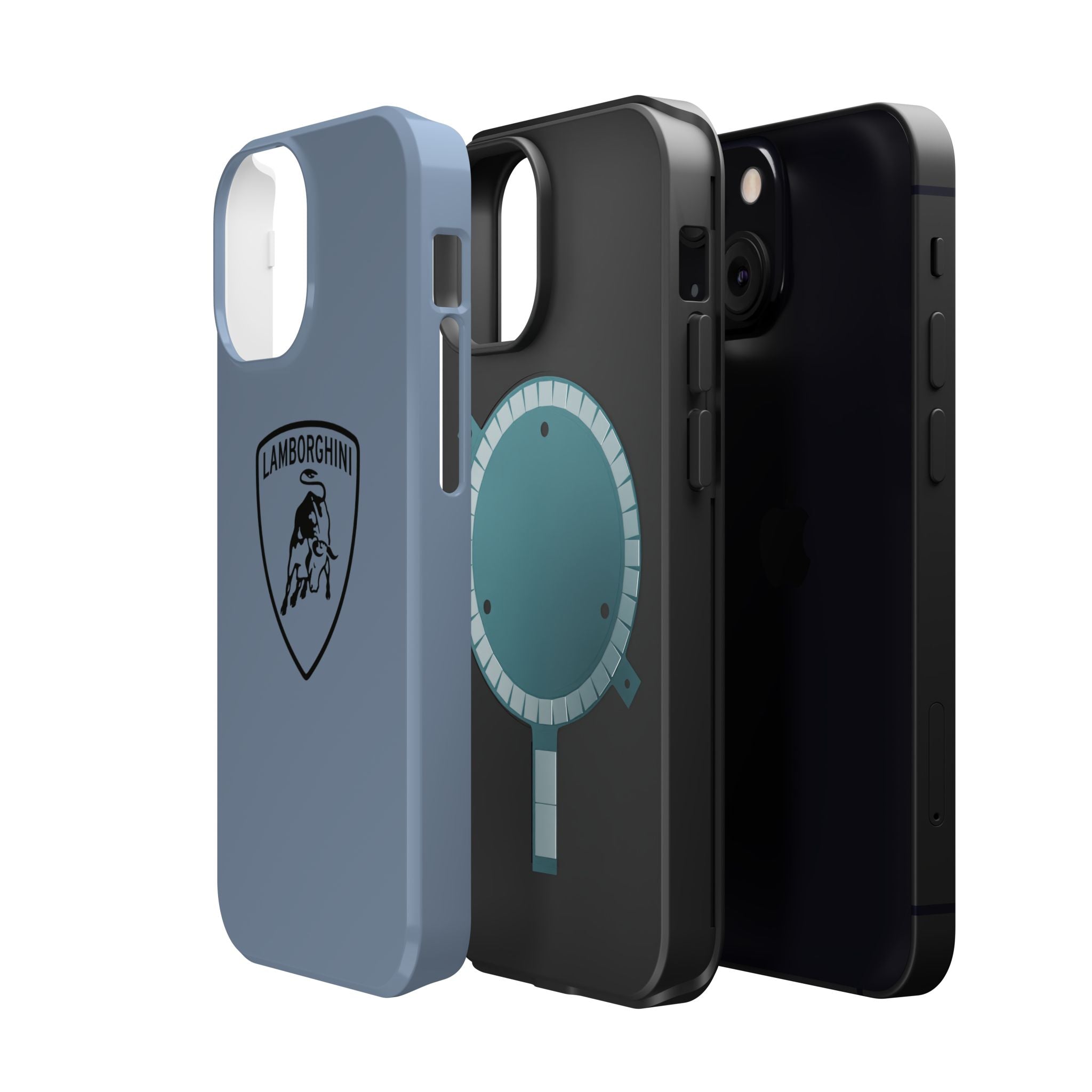 Lamborghini Azzurro Thetys inspired Magnetic Tough Cases