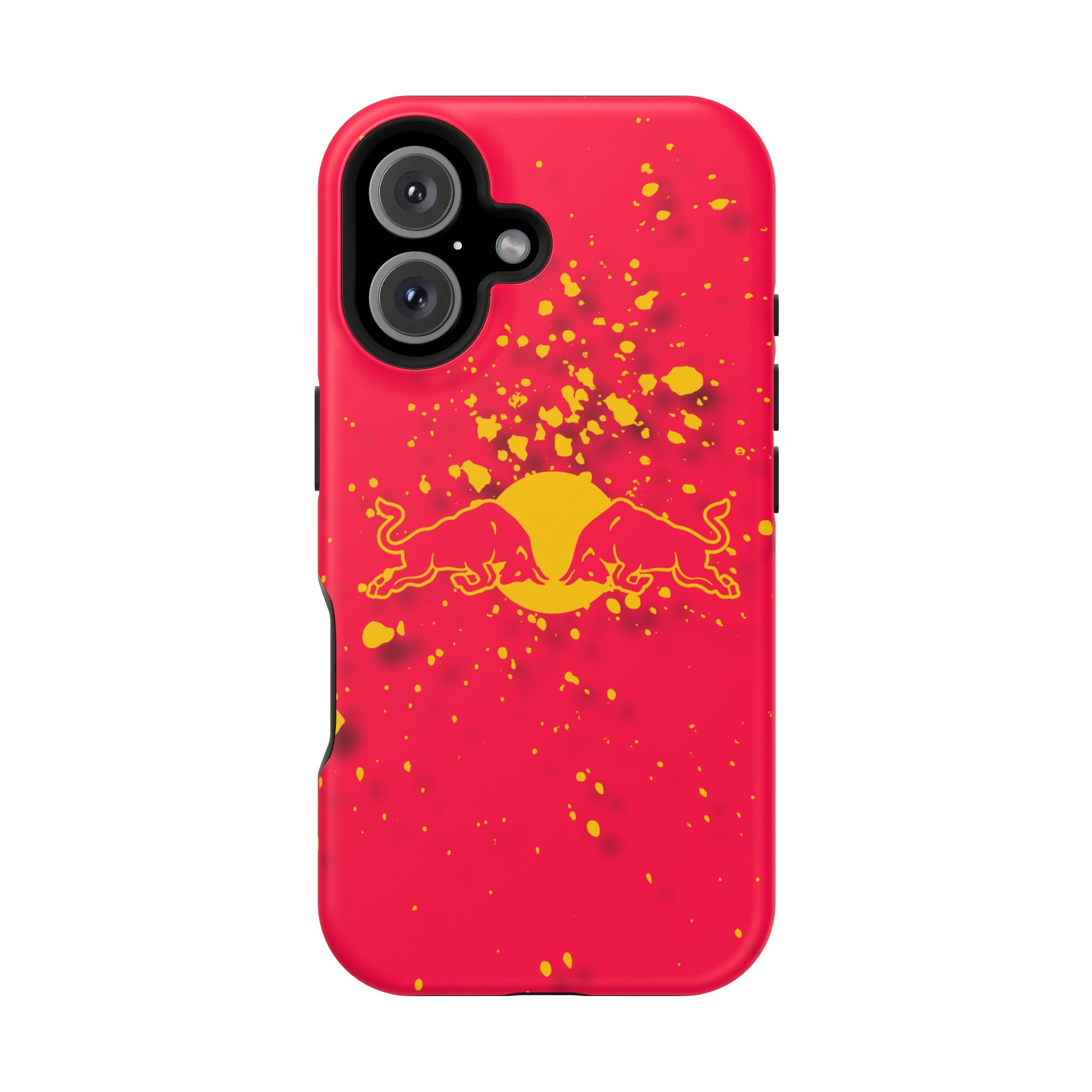 Red Bull with yellow splash inspired Magnetic Tough Cases