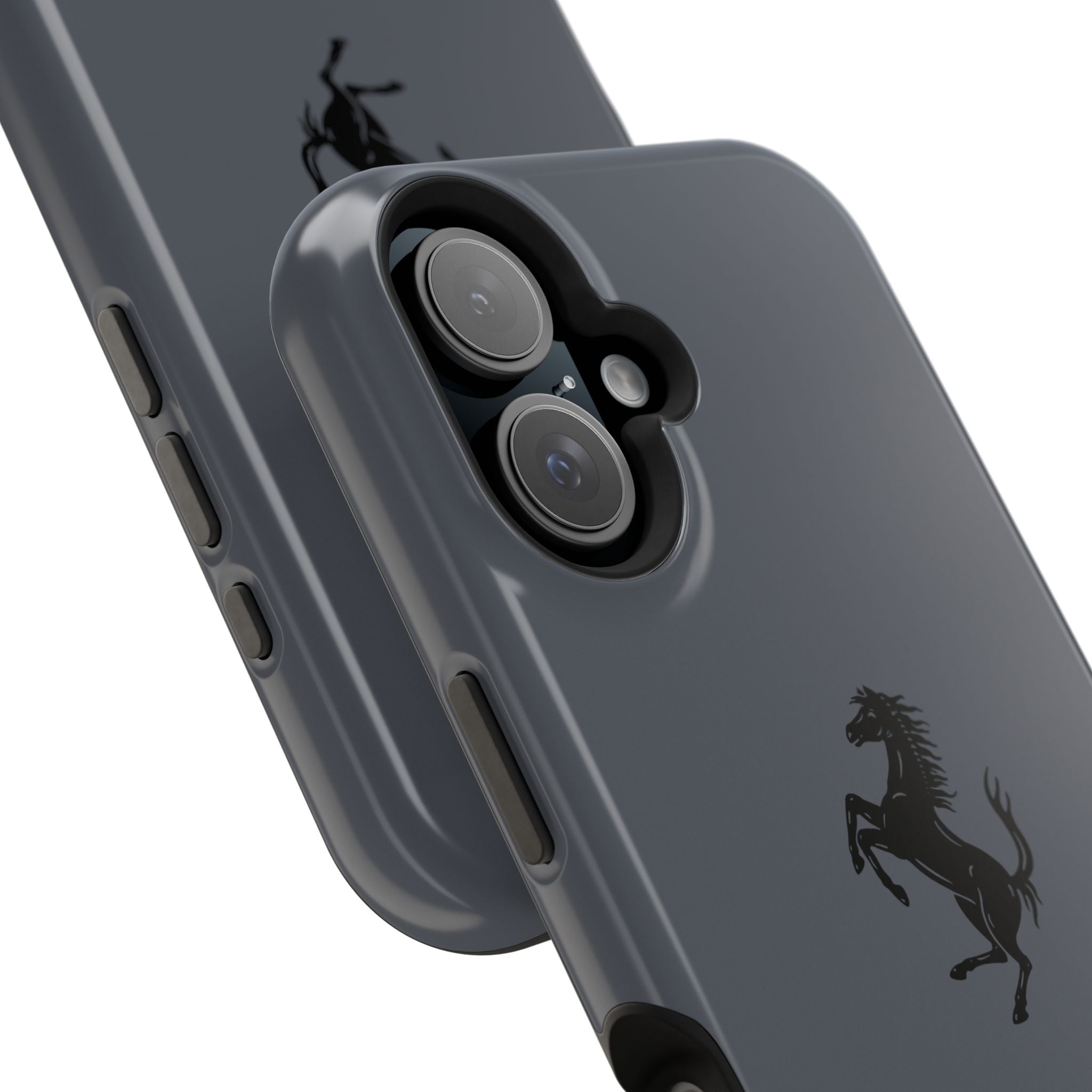 Ferrari horse Grigio silverstone inspired Magnetic Tough Cases