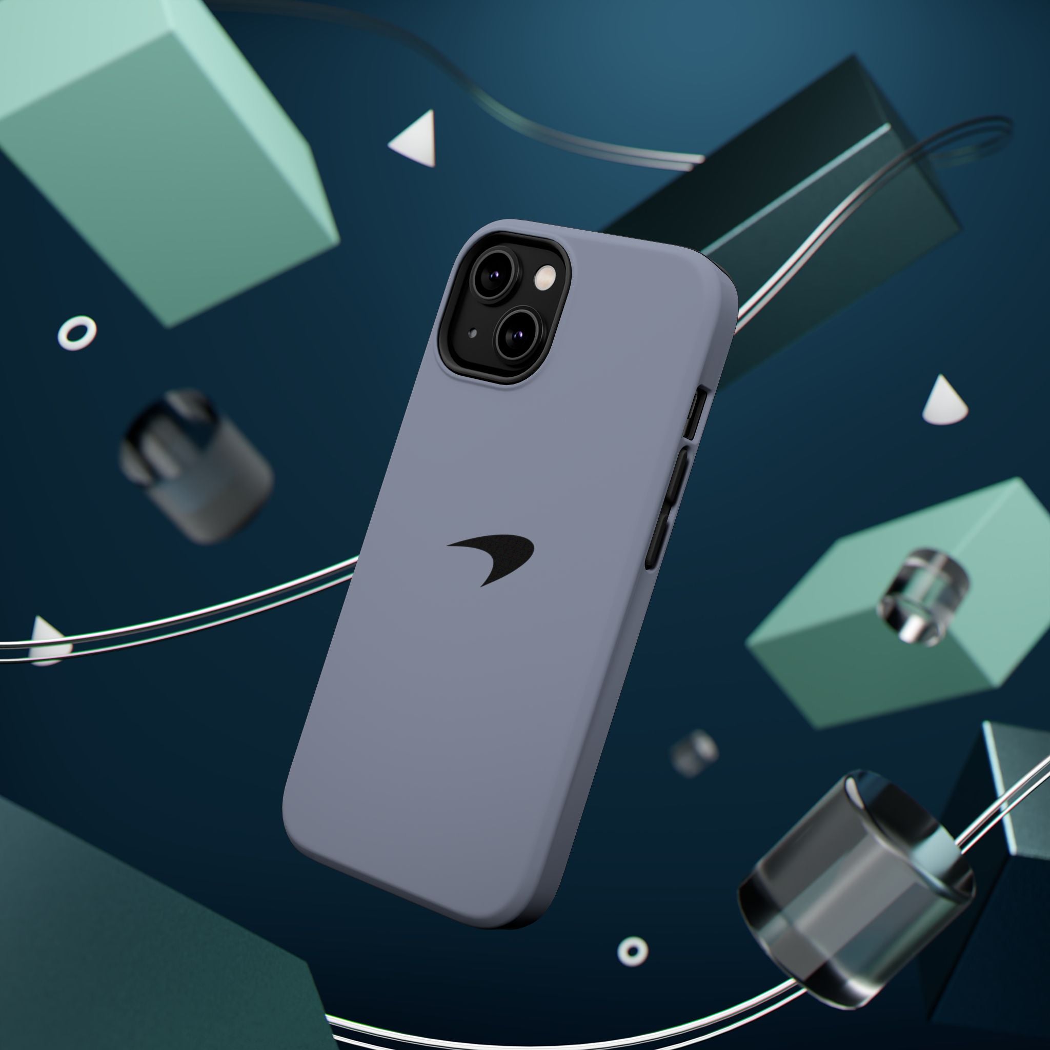 Titanium silver McLaren inspired Magnetic Tough Cases